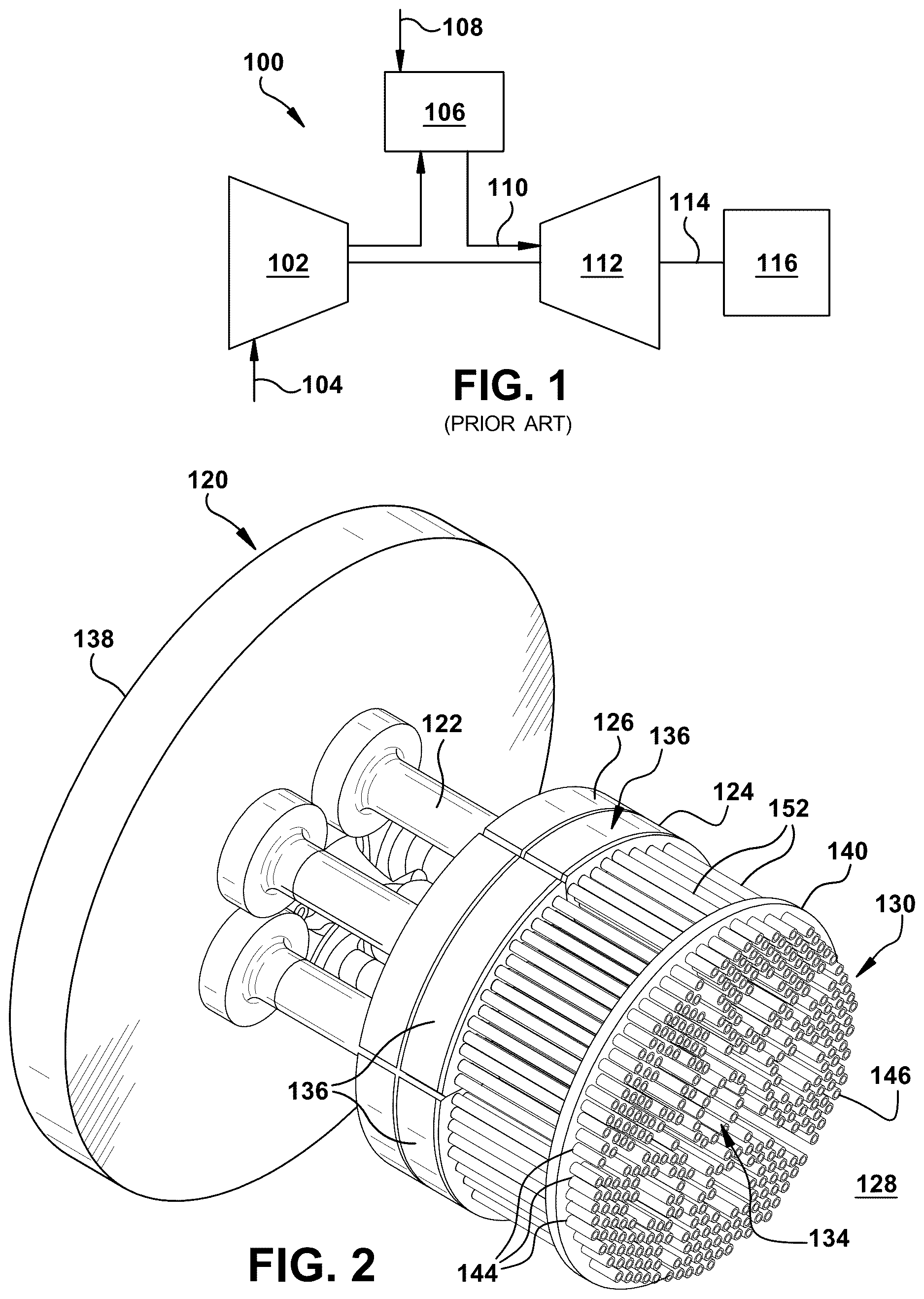 Patent US12613037 Figure 1 – Stabilizer for plurality of mixing tubes of micromixer and related method