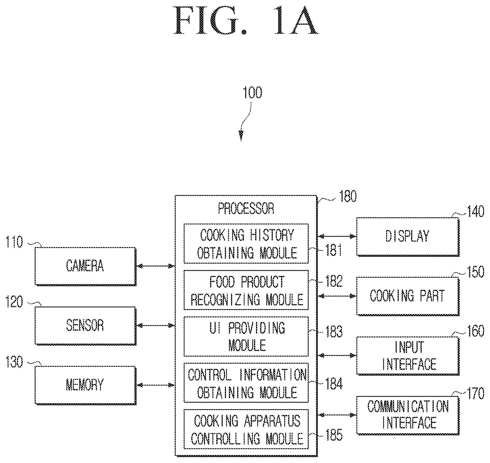 Patent US12613038 Figure 1 – Cooking apparatus and controlling method thereof