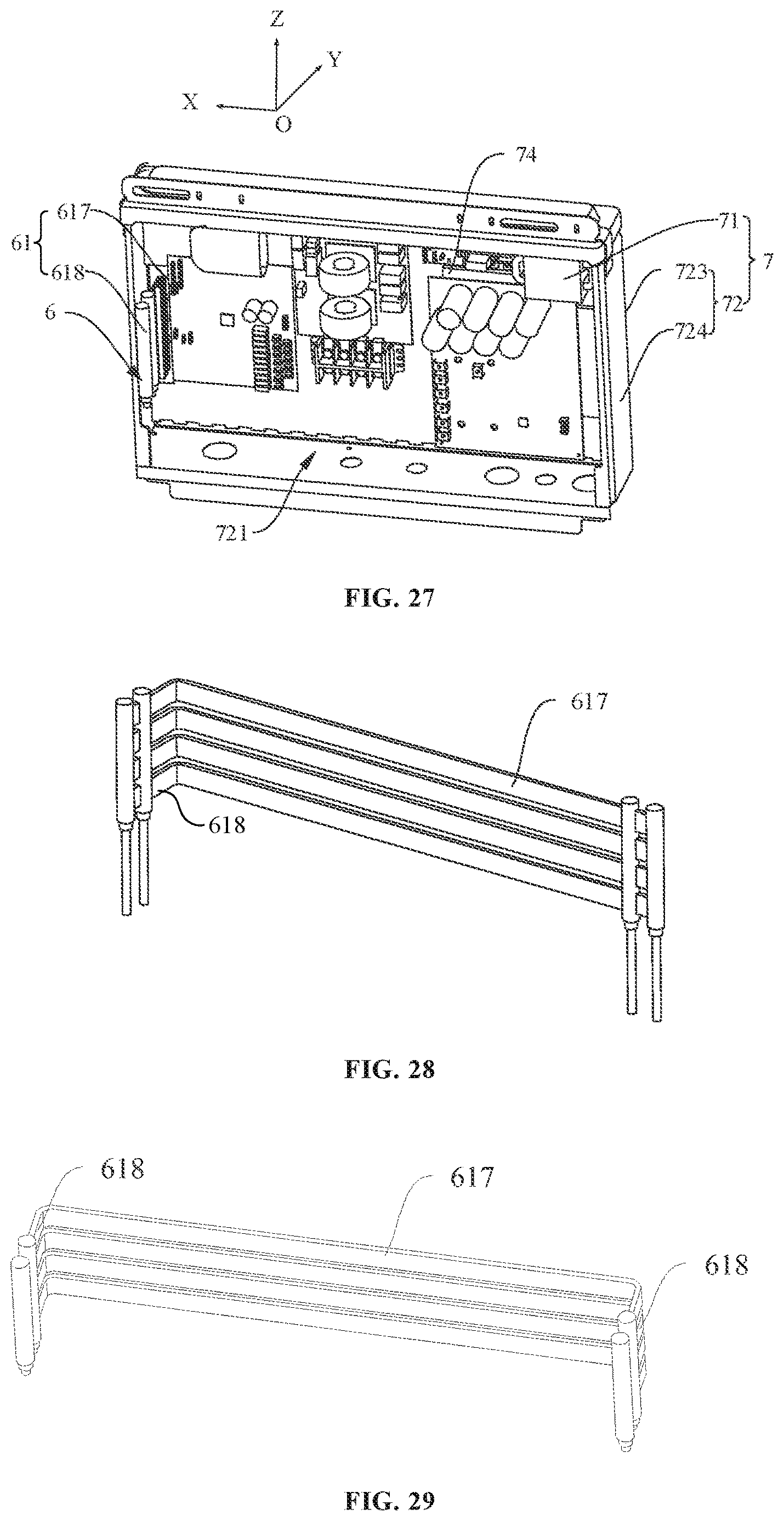 Patent US12613039 Figure 10 – Heat exchanger, electric control box and air conditioning system