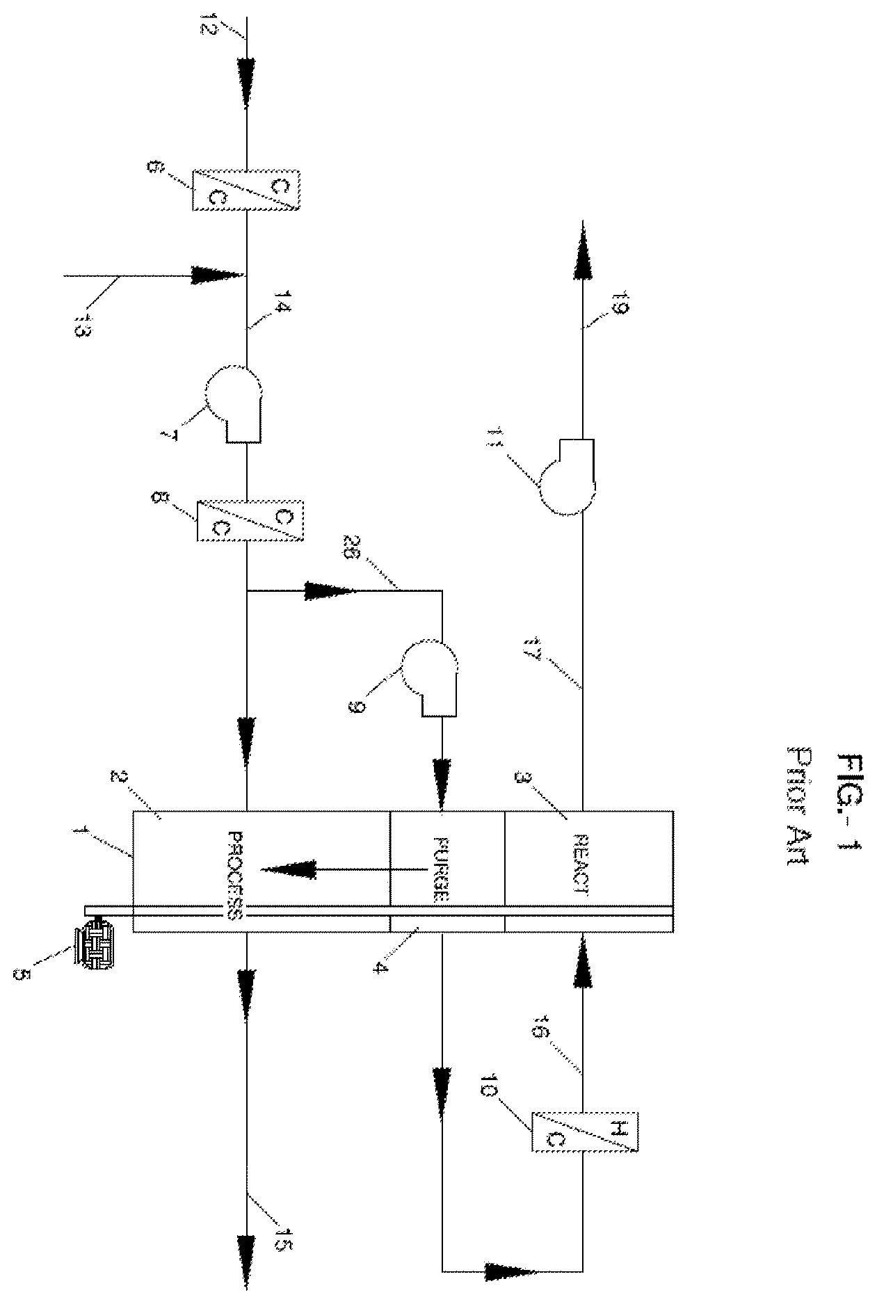 Patent US12613041 Figure 1 – System and method for removal of moisture and other sorbates