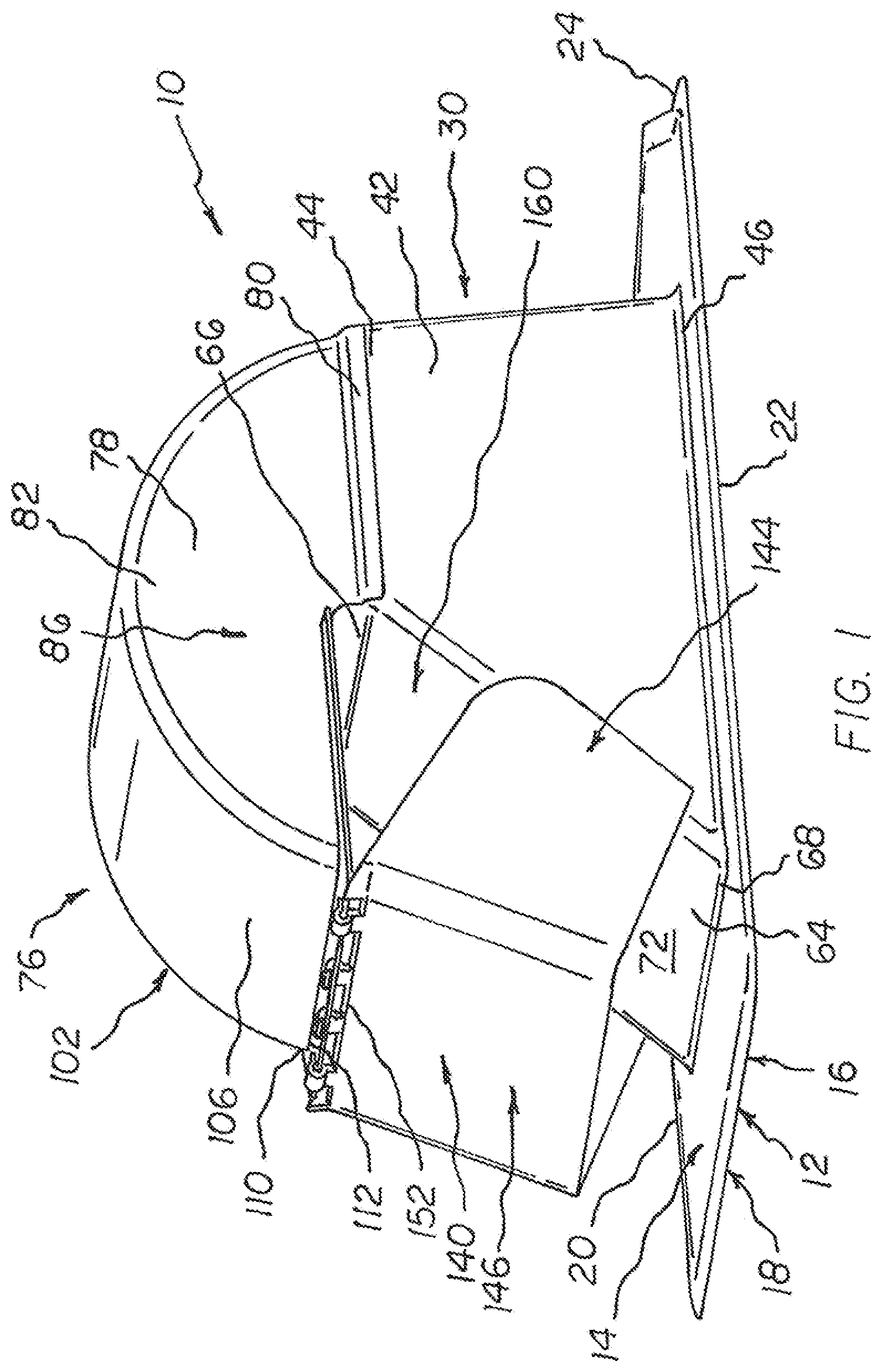 Patent US12613044 Figure 1 – Roof vent