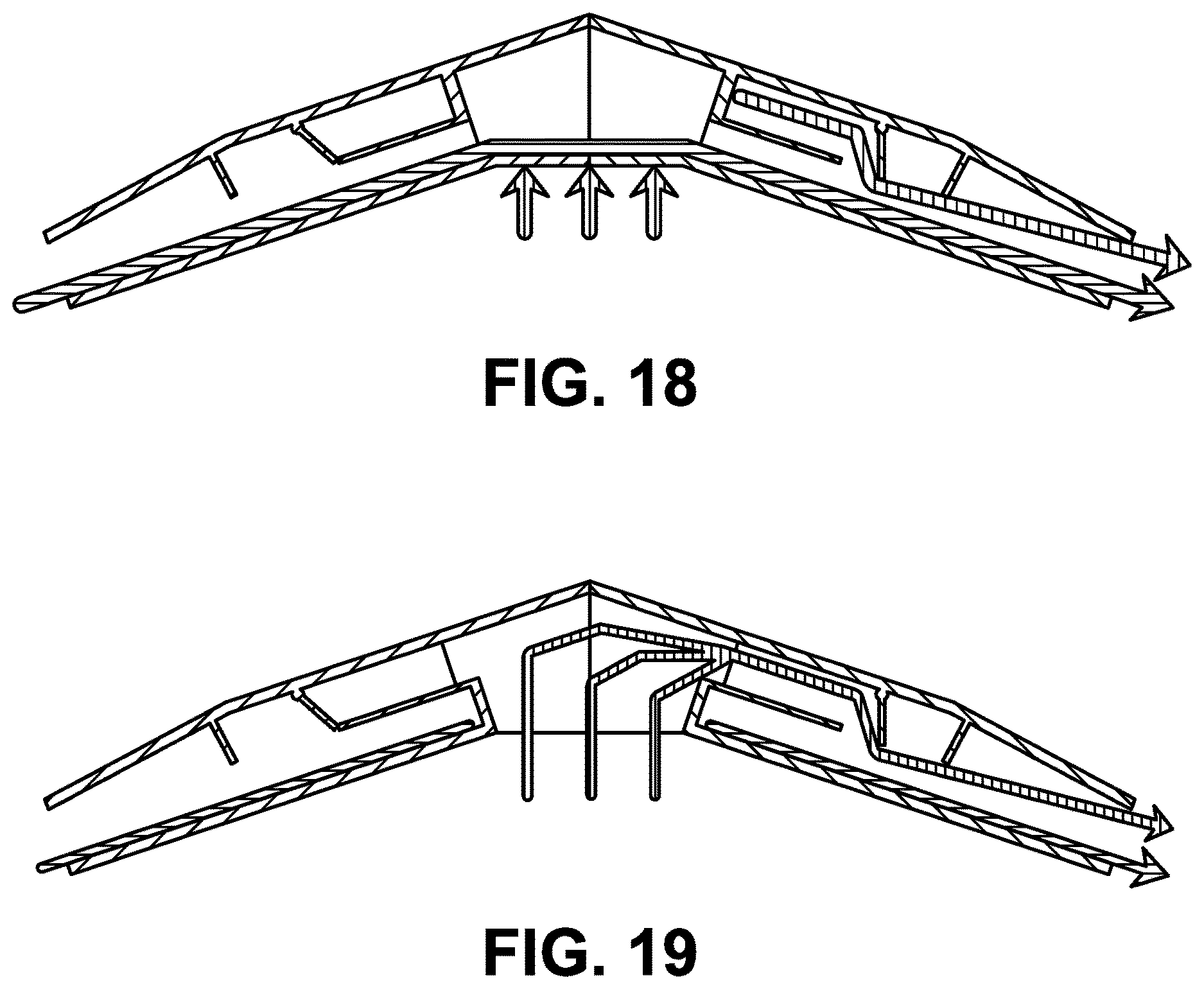 Patent US12613045 Figure 8 – Roof ridge vent