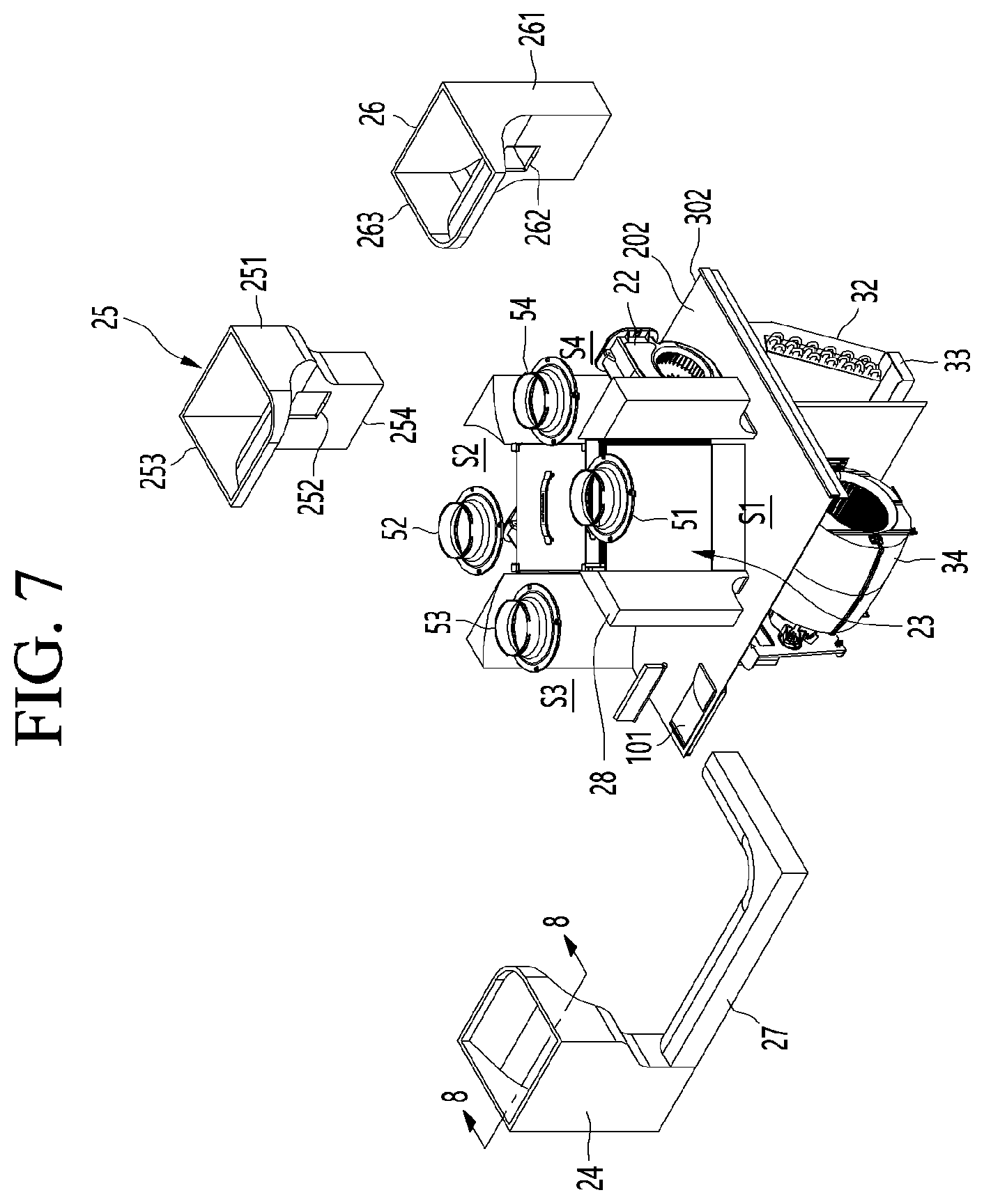 Patent US12613046 Figure 7 – Ventilation apparatus