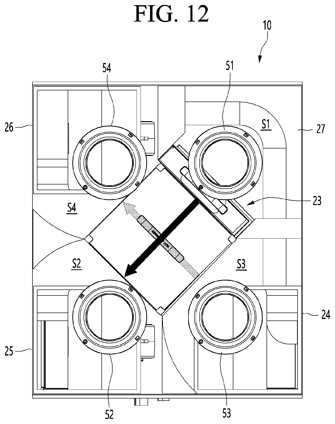 Patent US12613046 Figure 11 – Ventilation apparatus