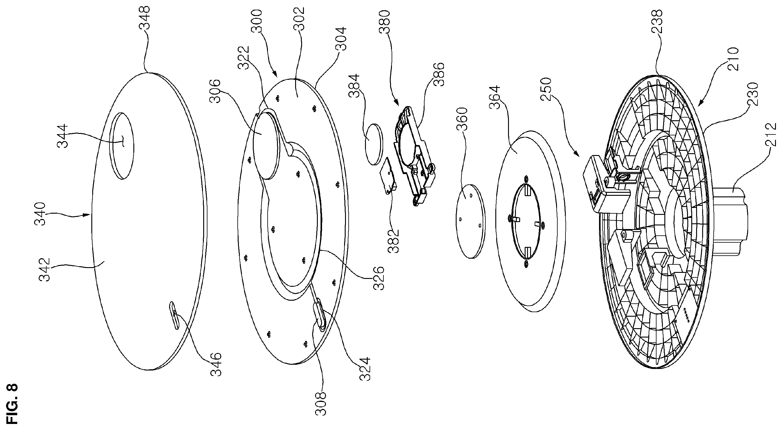 Patent US12613047 Figure 7 – Air cleaner