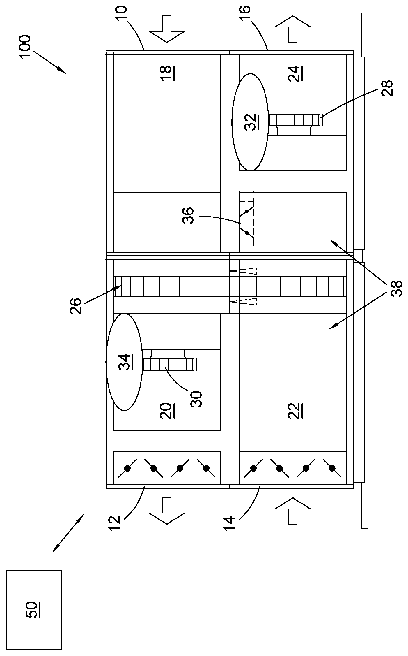 Patent US12613049 — Air handling unit — Figure 1