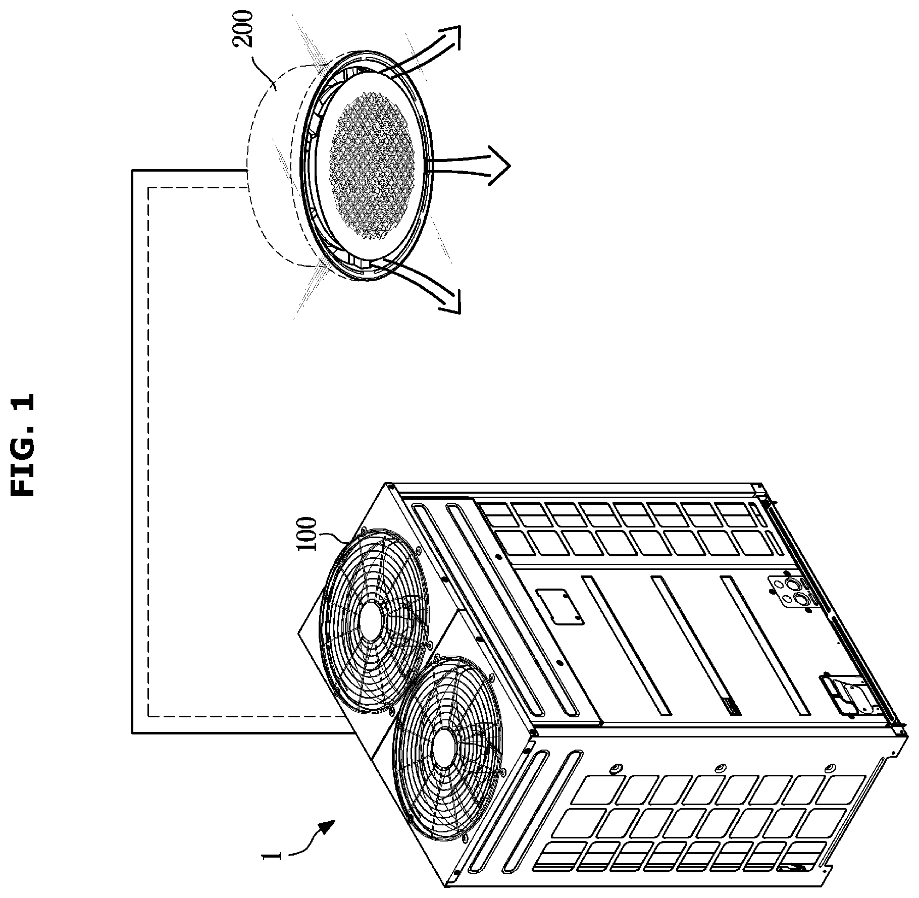 Patent US12613059 Figure 1 – Air conditioner and control method thereof