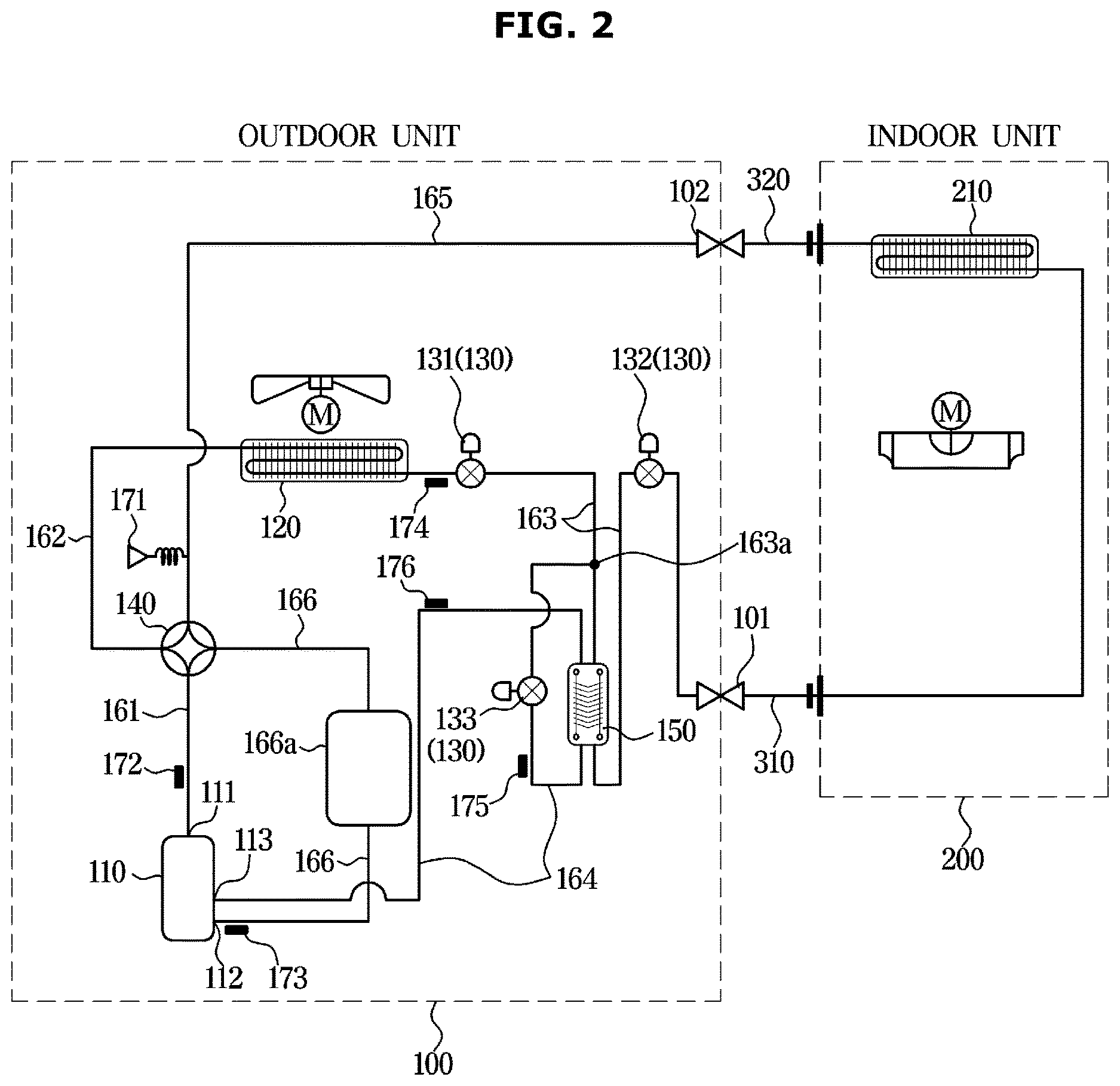 Patent US12613059 Figure 2 – Air conditioner and control method thereof