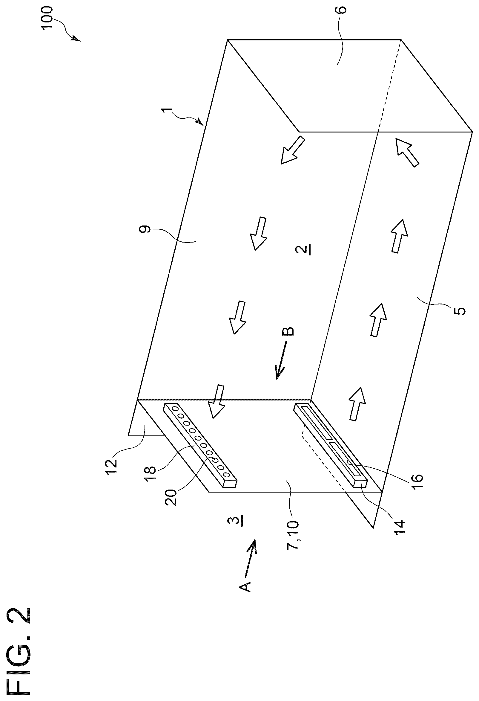 Patent US12613061 Figure 2 – Reefer container