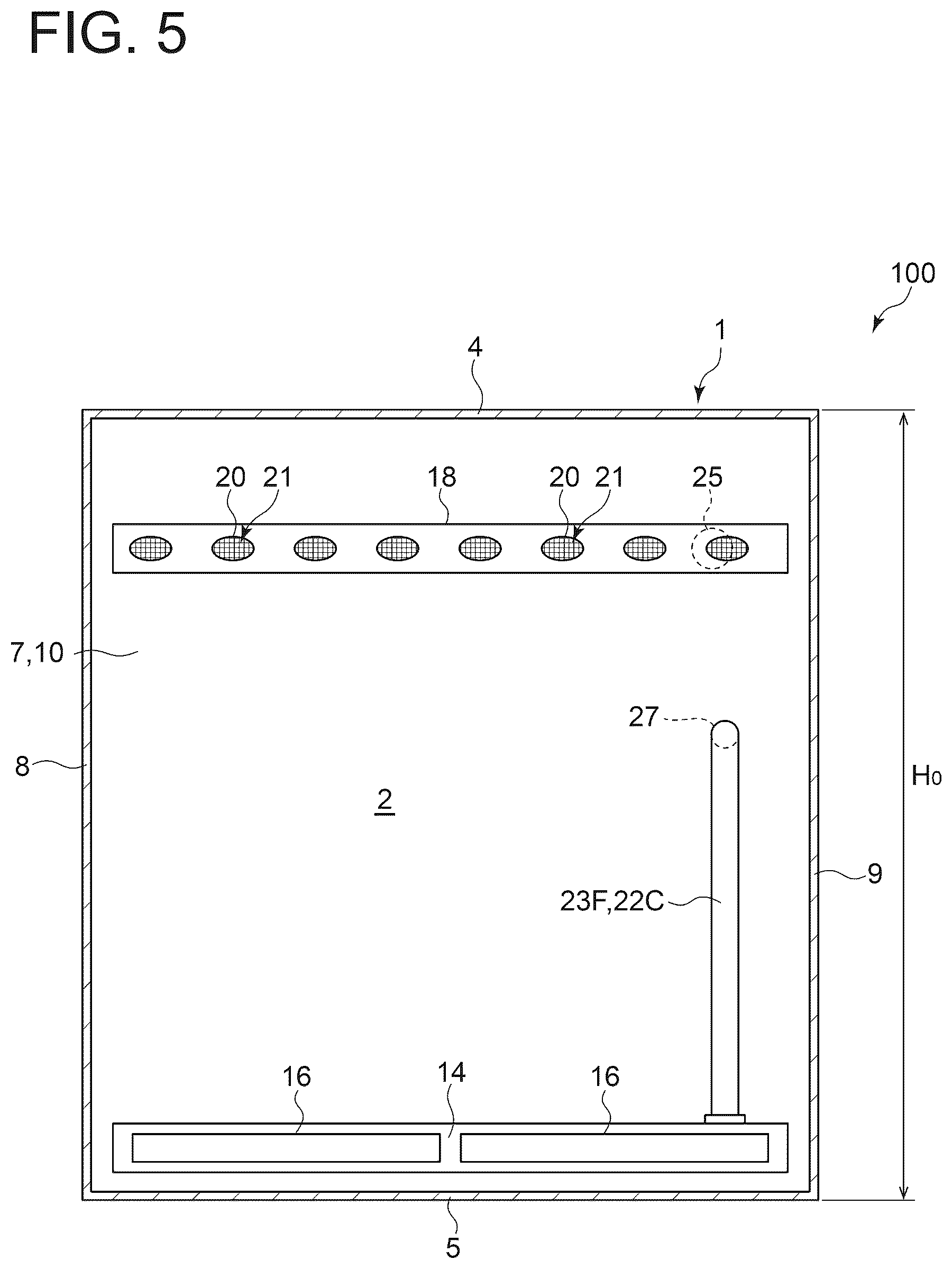 Patent US12613061 Figure 5 – Reefer container