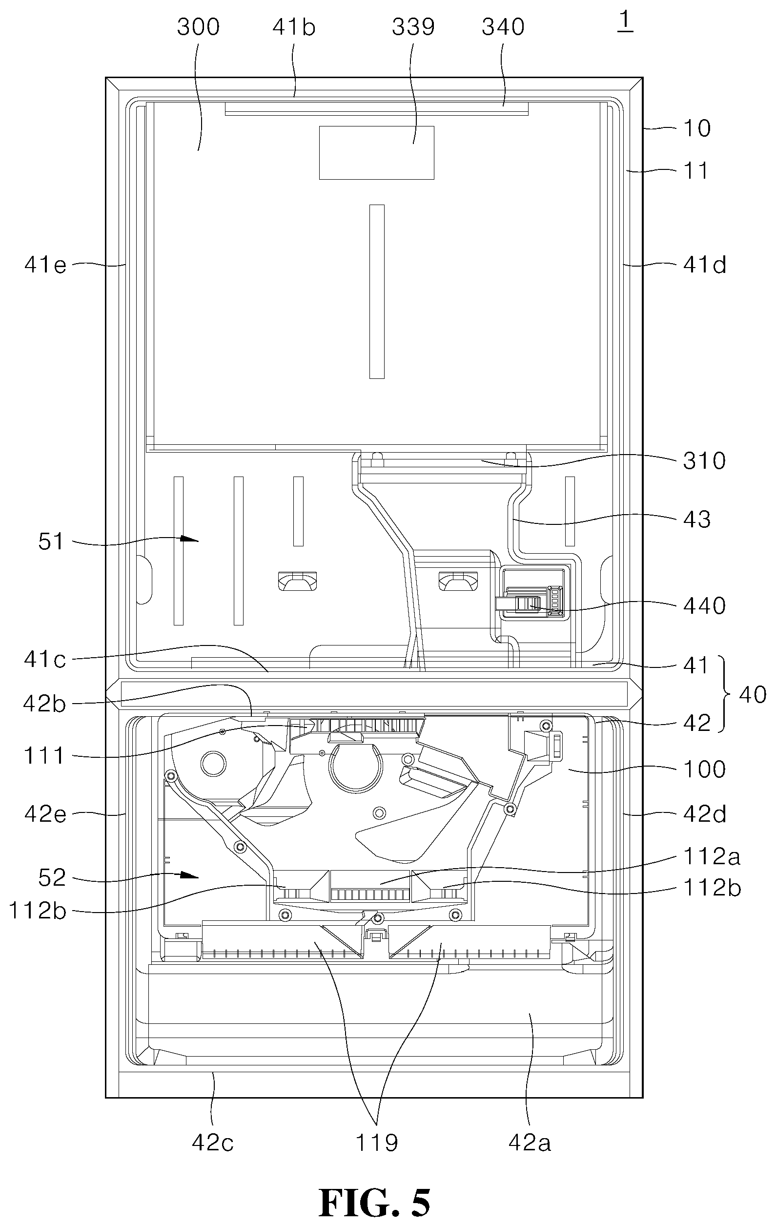 Patent US12613062 Figure 5 – Refrigerator