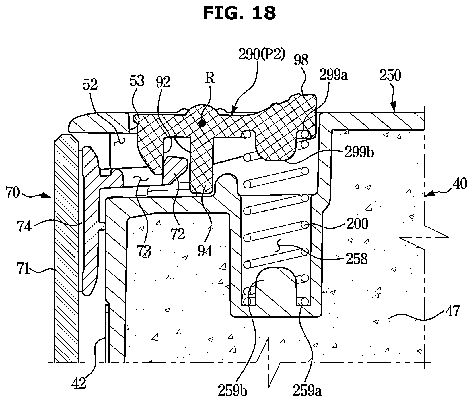 Patent US12613063 Figure 18 – Refrigerator and home appliance