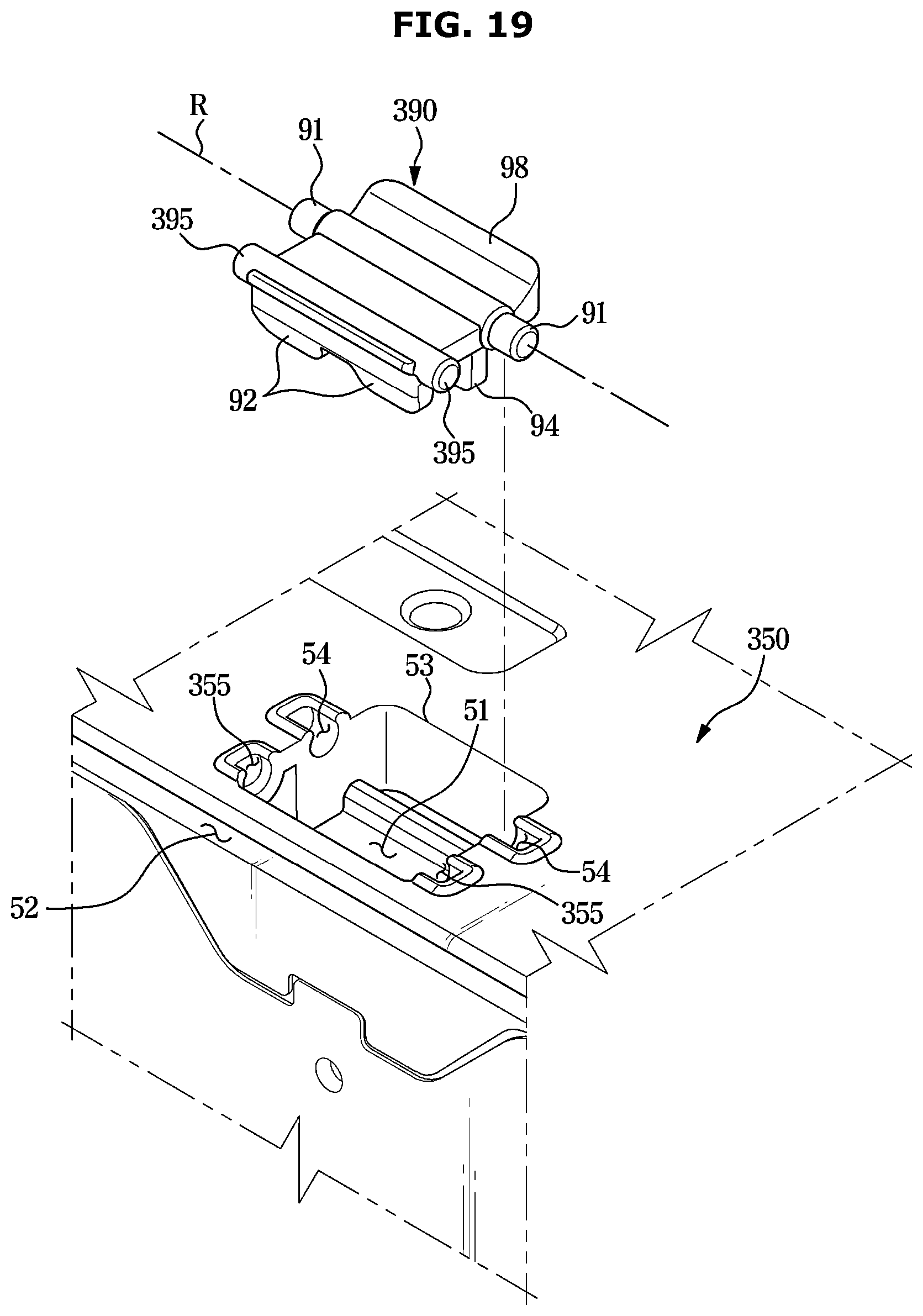Patent US12613063 Figure 19 – Refrigerator and home appliance
