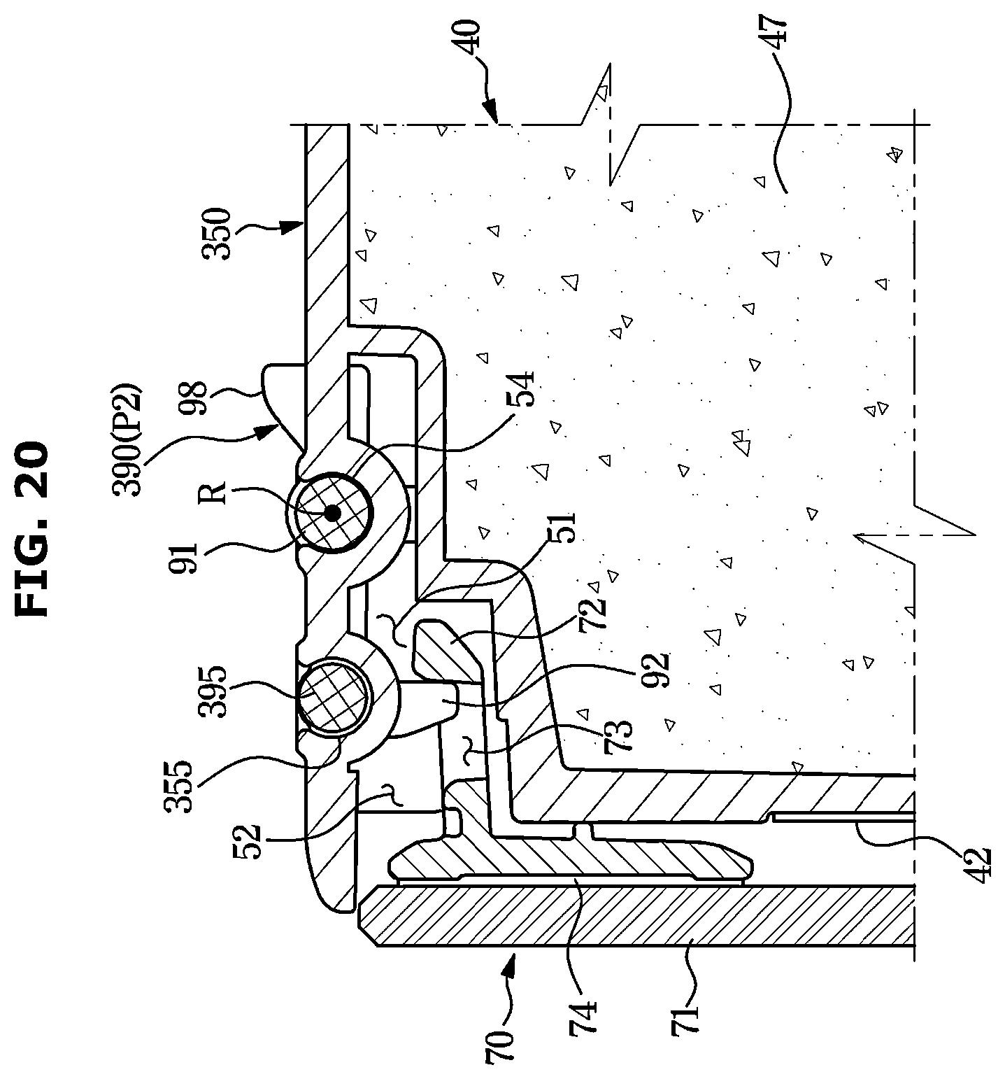 Patent US12613063 Figure 20 – Refrigerator and home appliance