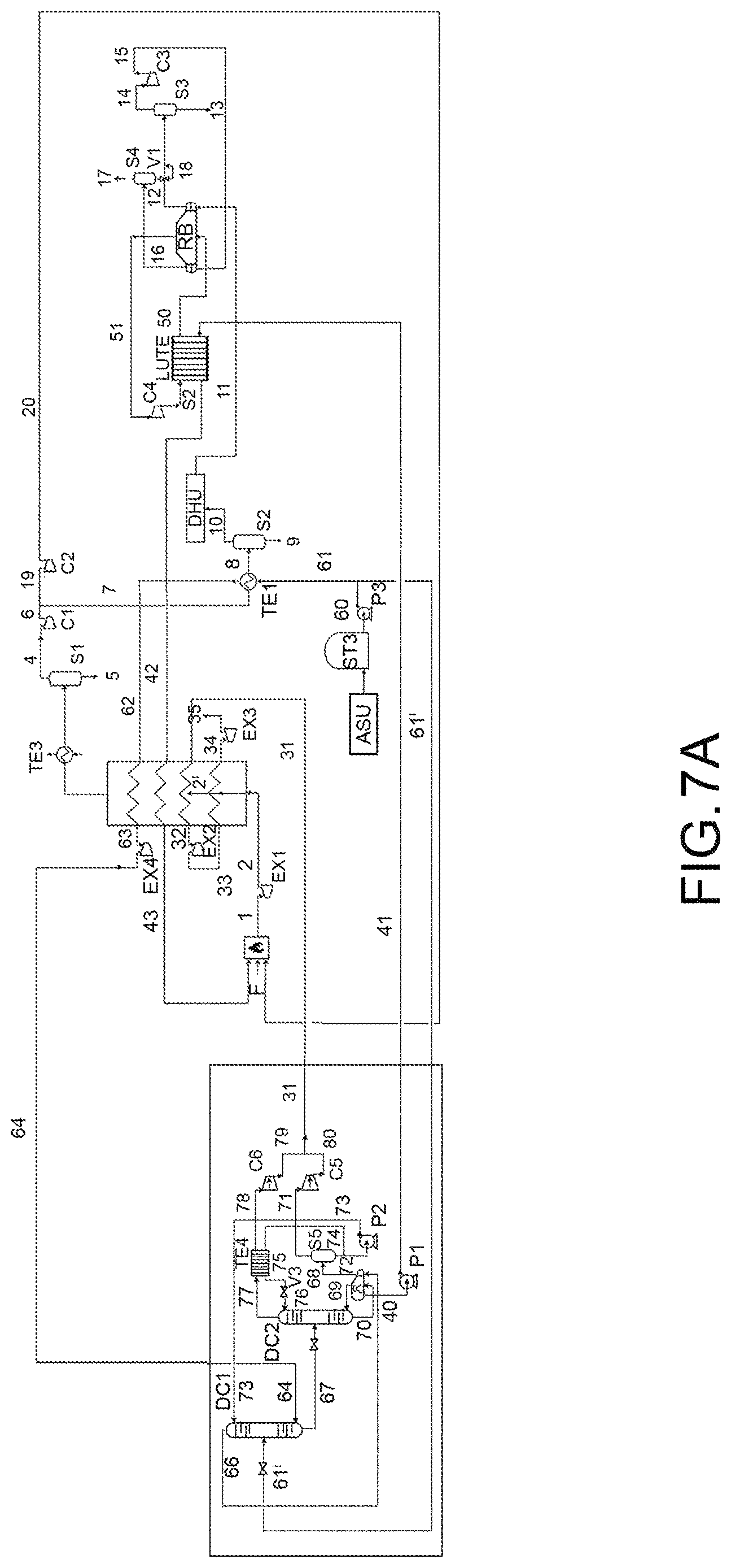 Patent US12613064 Figure 9 – Power generation process utilizing fuel, liquid air and/or oxygen with zero CO 2 emissions
