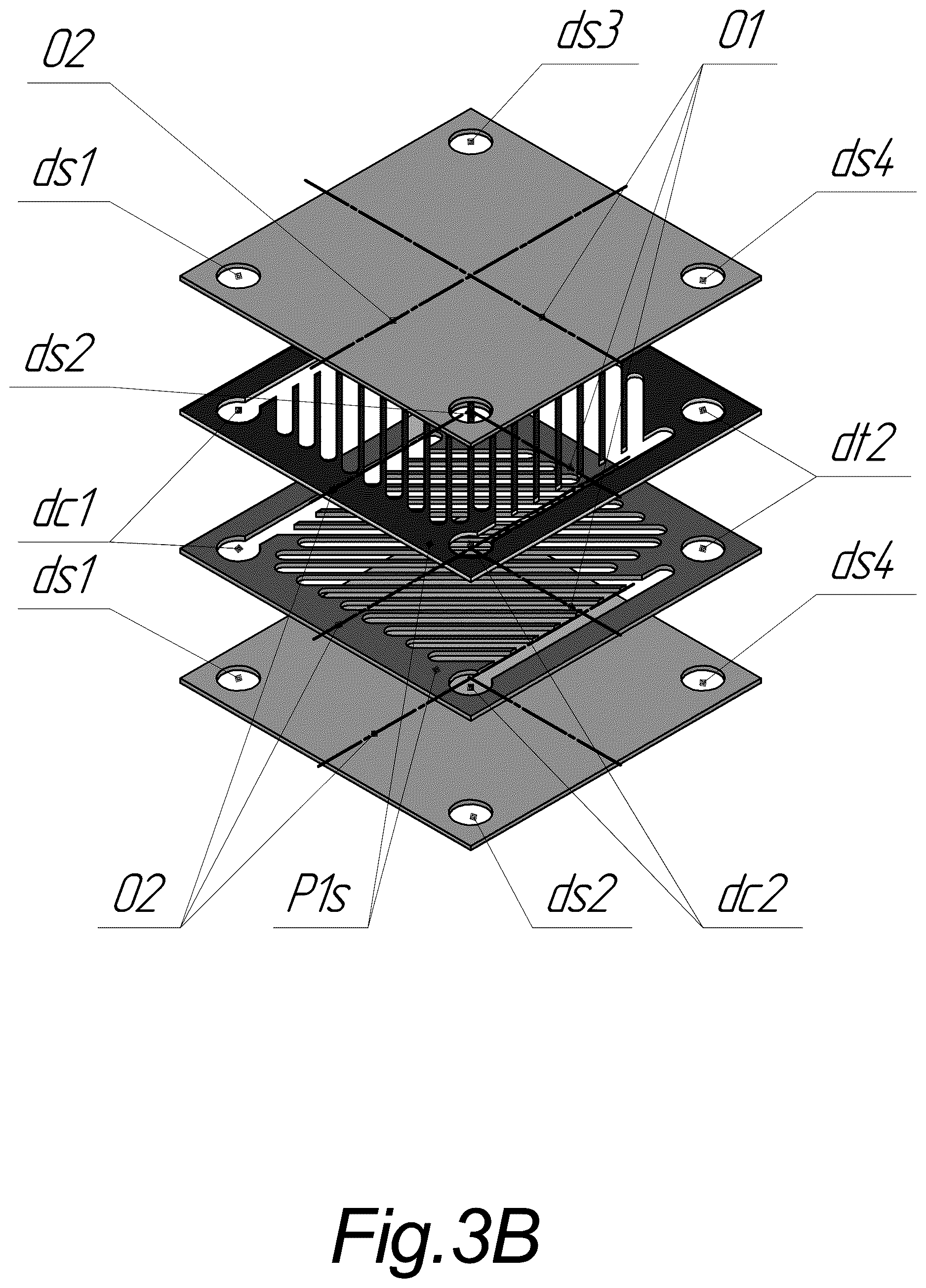 Patent US12613067 Figure 4 – Plate heat exchanger comprising plates with cutouts