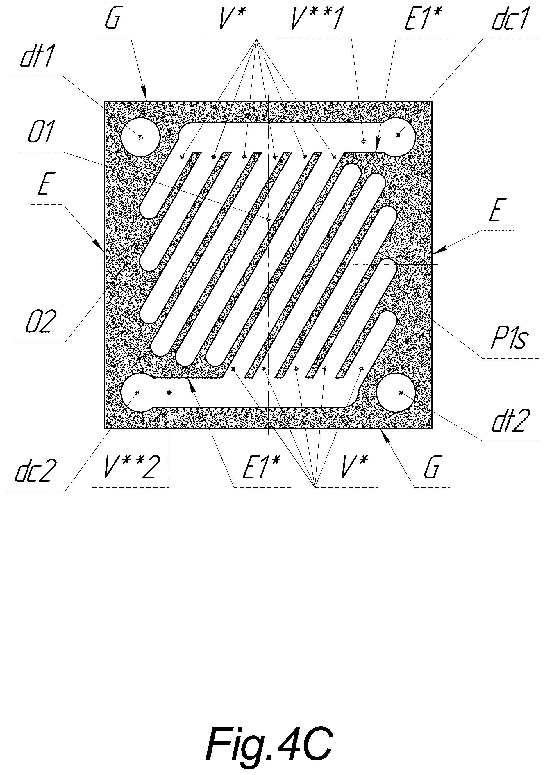Patent US12613067 Figure 7 – Plate heat exchanger comprising plates with cutouts