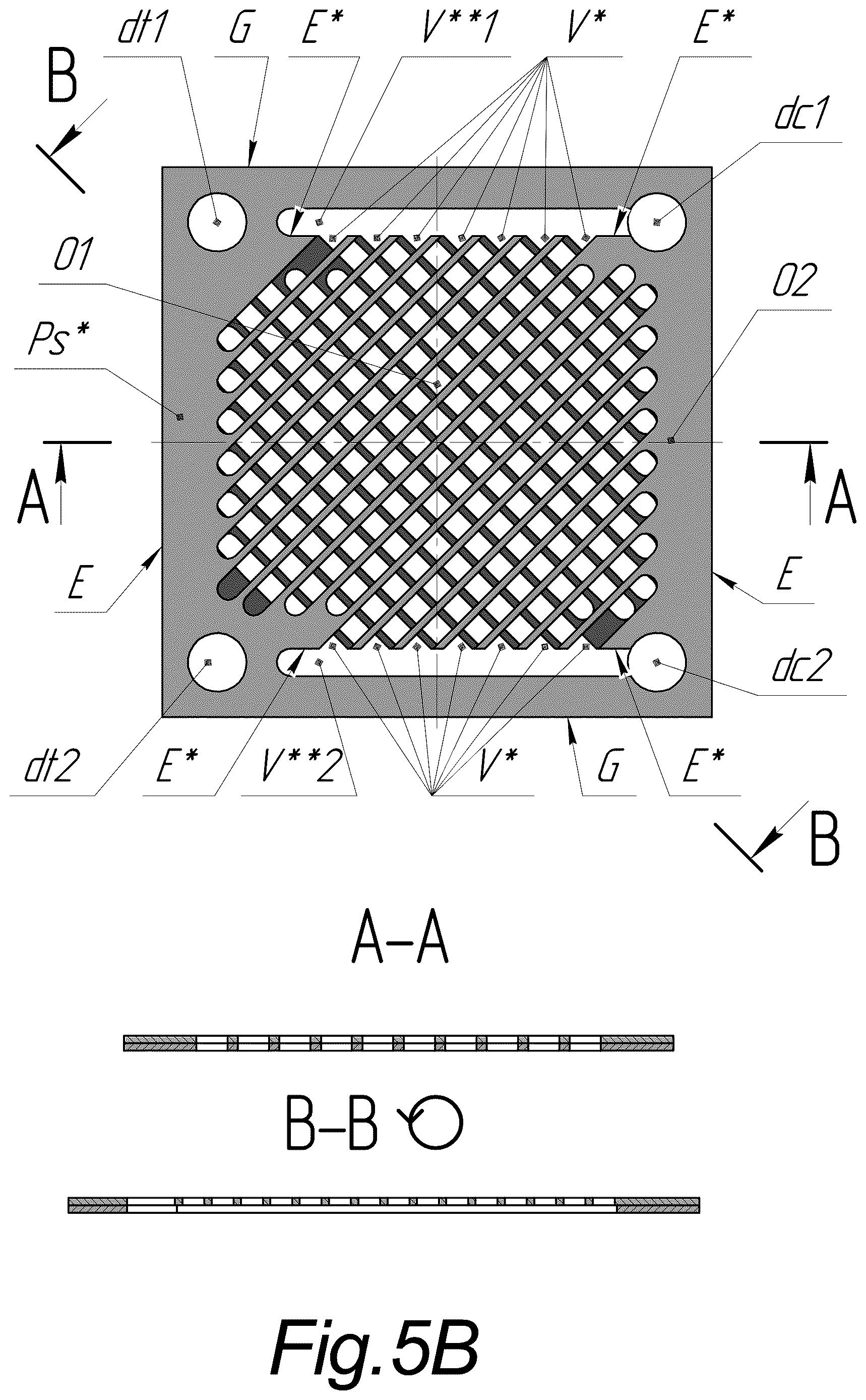 Patent US12613067 Figure 9 – Plate heat exchanger comprising plates with cutouts