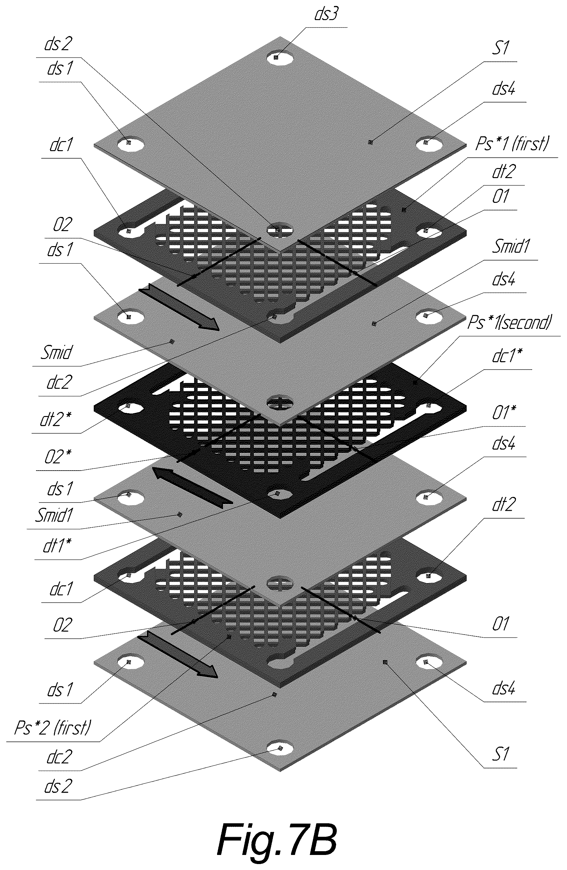 Patent US12613067 Figure 13 – Plate heat exchanger comprising plates with cutouts