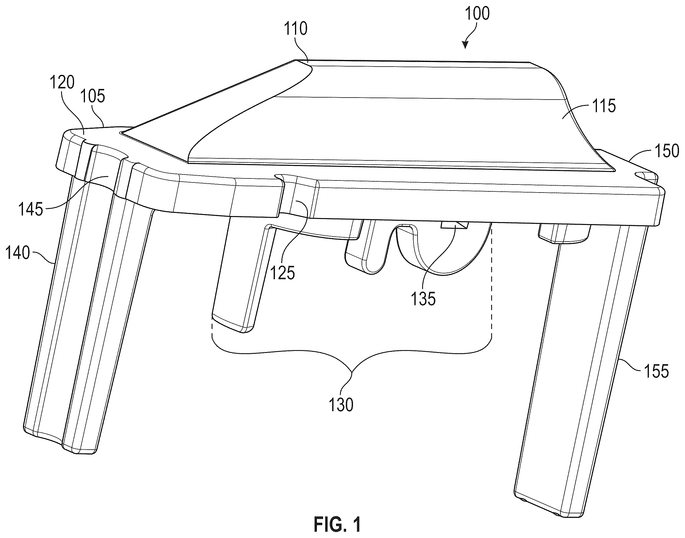 Patent US12613071 Figure 1 – Control-tilt follower for a firearm magazine