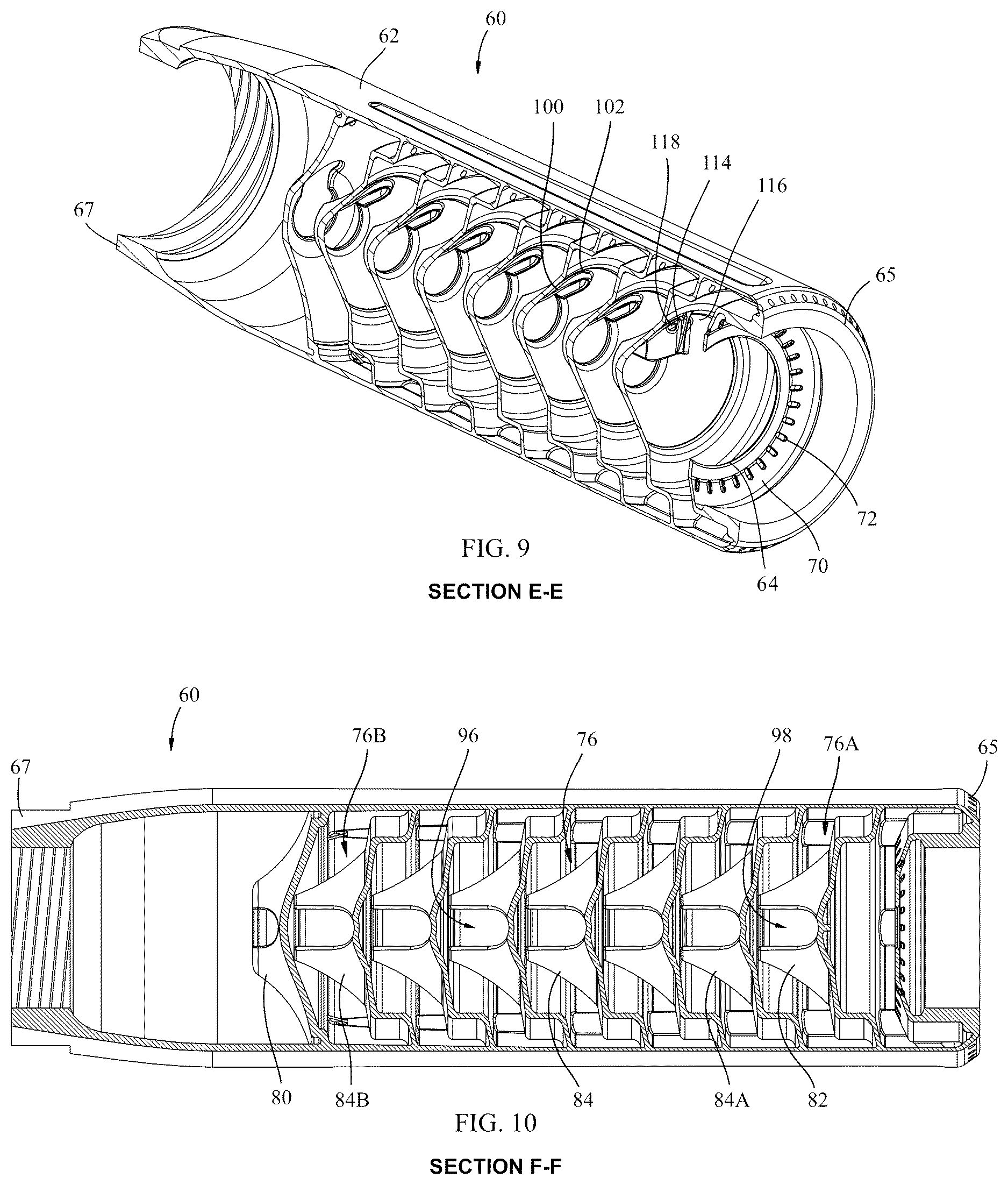 Patent US12613072 Figure 6 – Fluid pressure dampener with structurally improved baffles