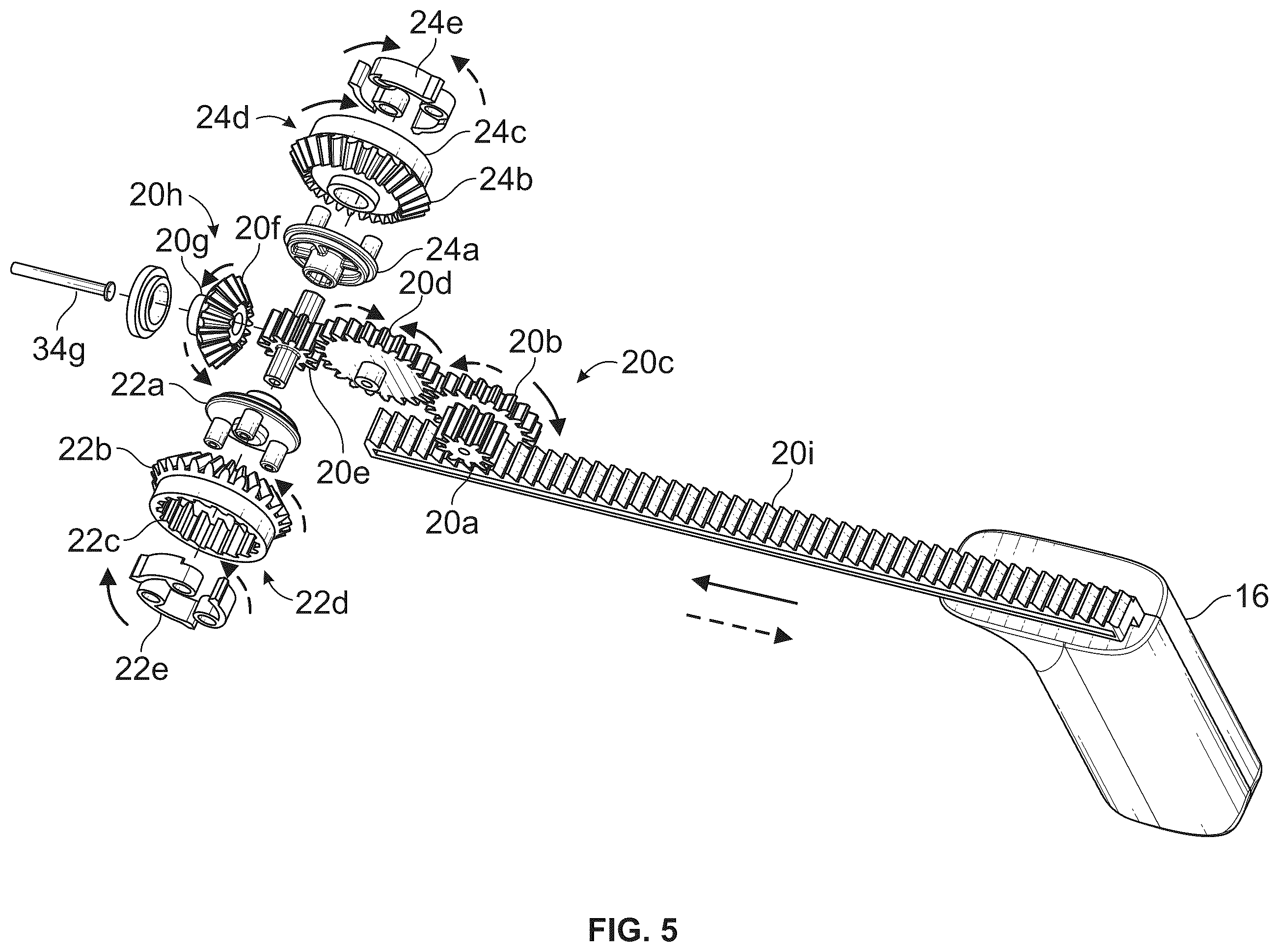 Patent US12613076 Figure 5 – Pneumatic launching apparatus employing barrel cam driving pathways and methods