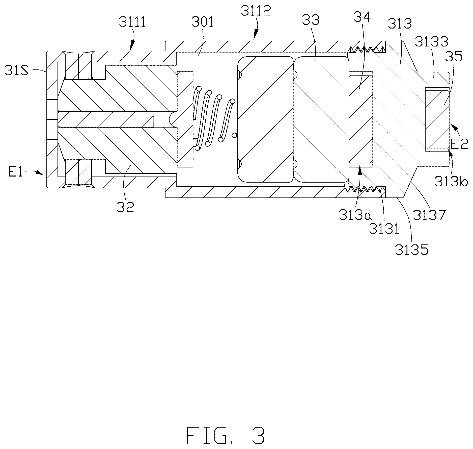 Patent US12613079 Figure 3 – Boresight device, firearm calibration system, and method