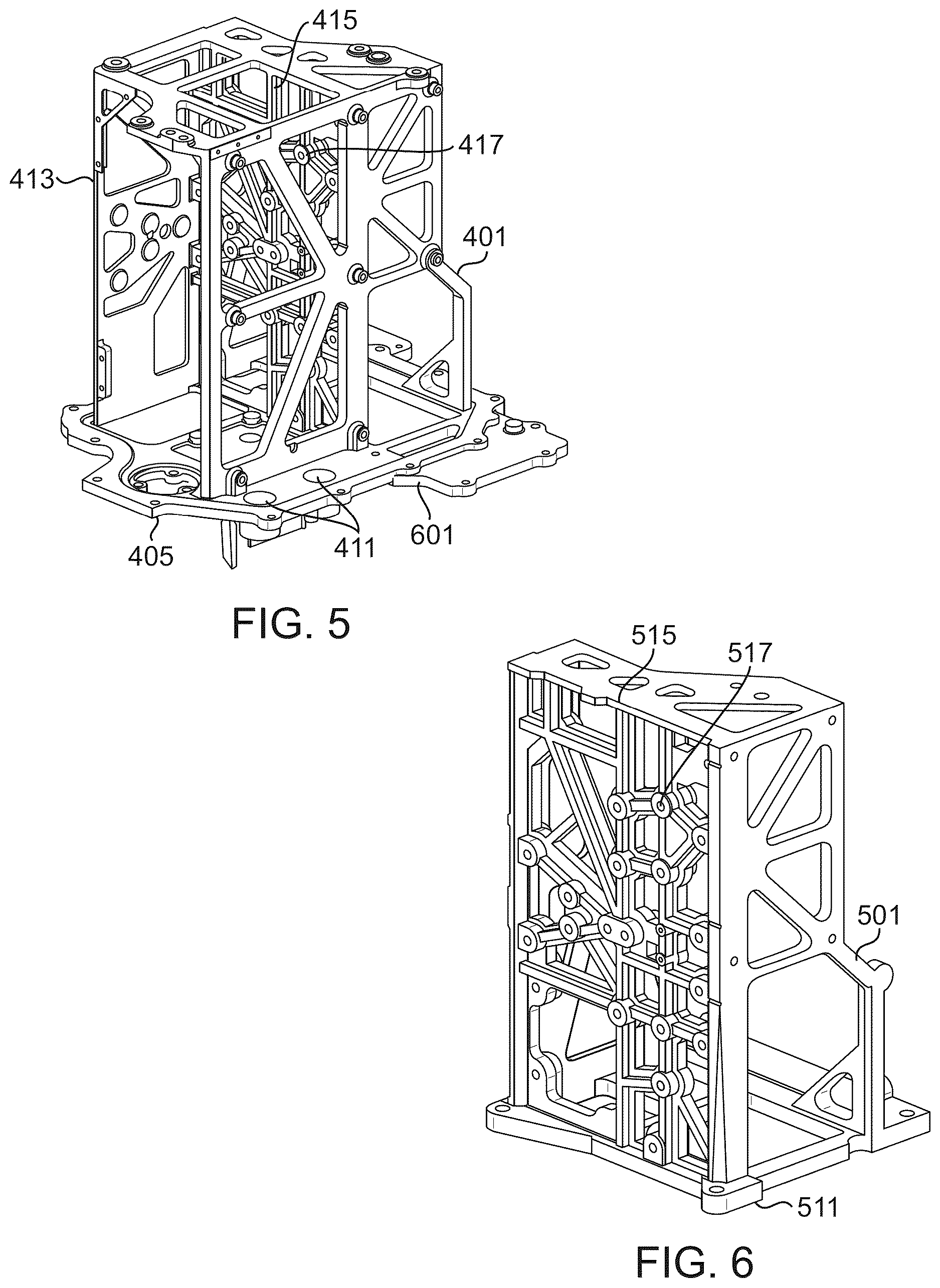 Patent US12613081 Figure 5 – Mounting system adapter and chassis