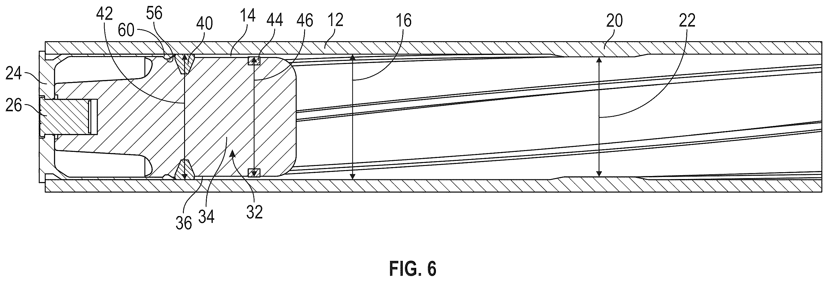 Patent US12613083 Figure 5 – Configuration for spin stabilized less lethal munitions