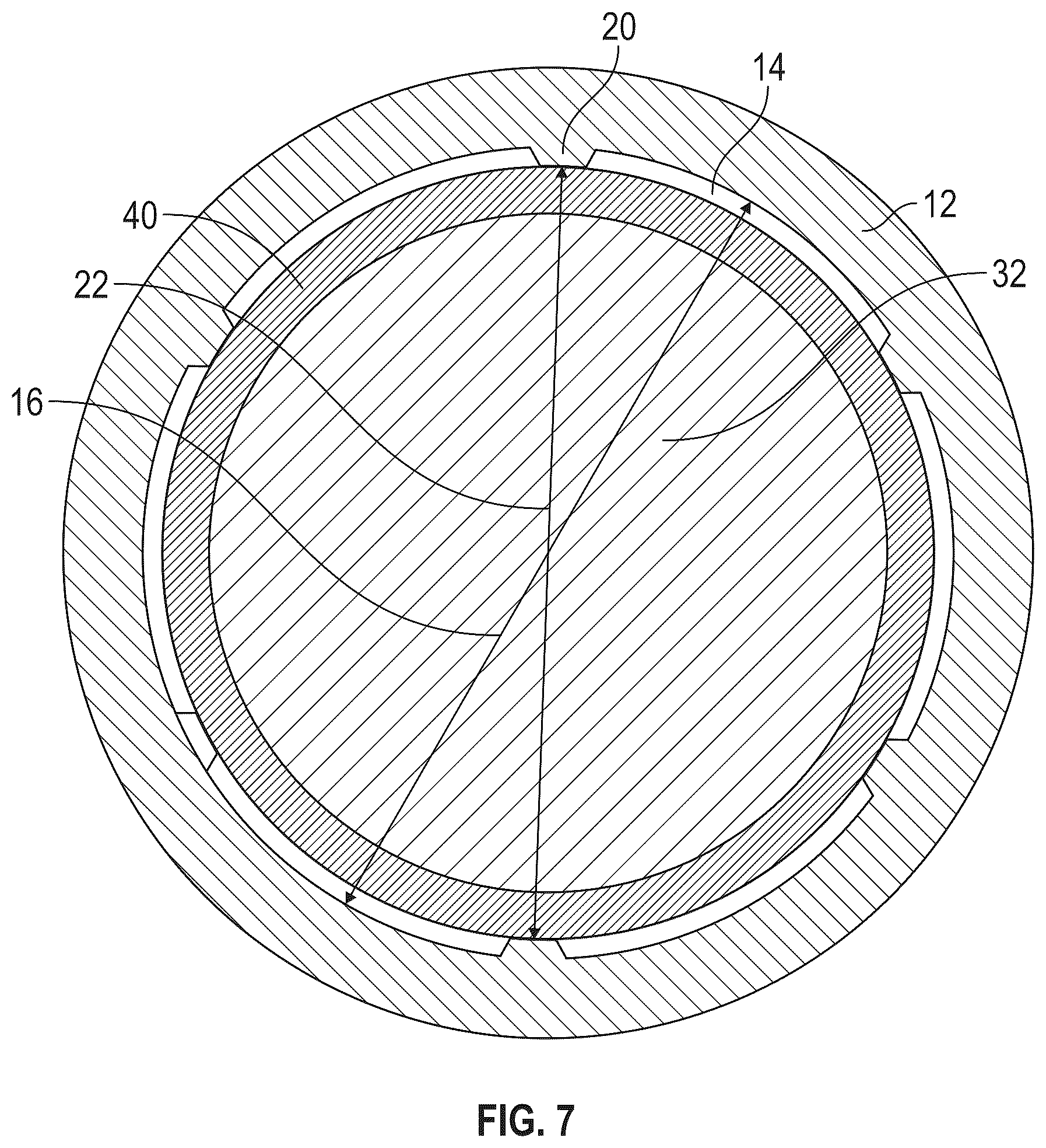 Patent US12613083 Figure 6 – Configuration for spin stabilized less lethal munitions