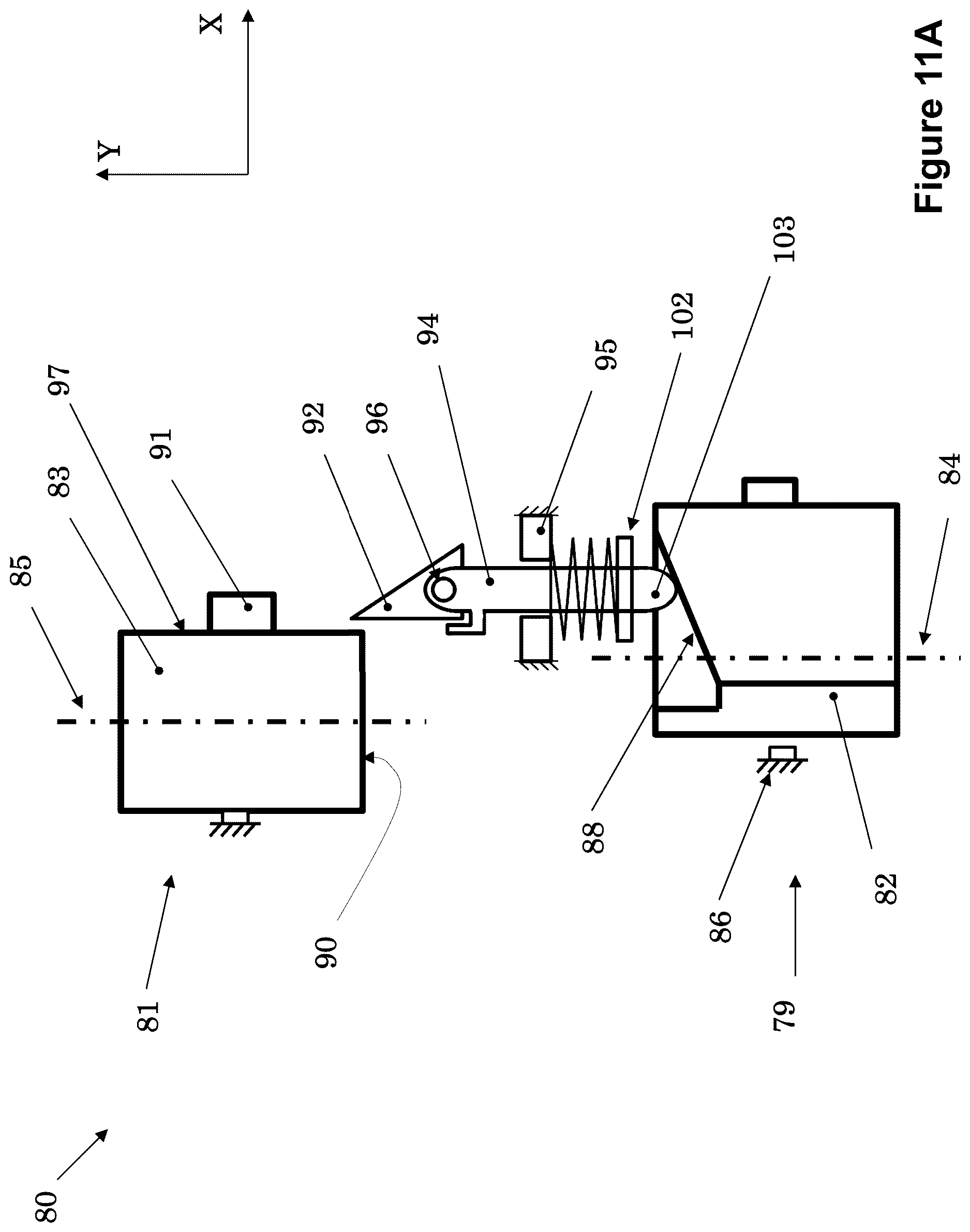 Patent US12613084 Figure 14 – Inertial delay mechanisms for low-G and long-duration acceleration event detection and for initiation devices in munitions and impulse switches and the like