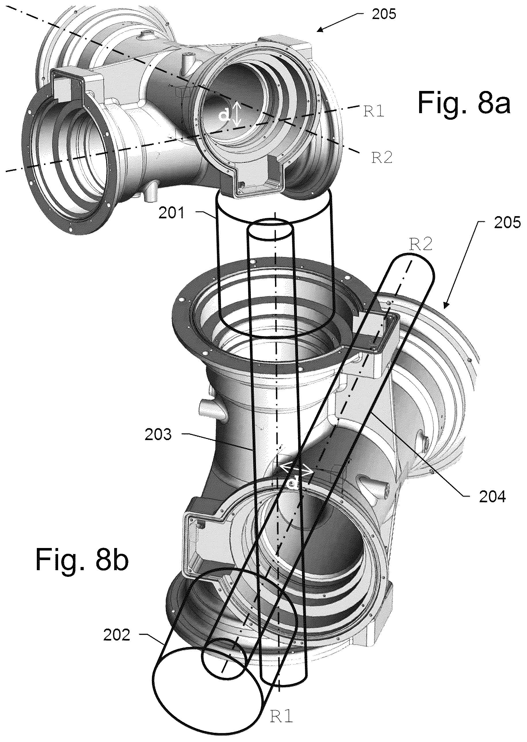 Patent US12613087 Figure 8 – Coordinate measuring machine