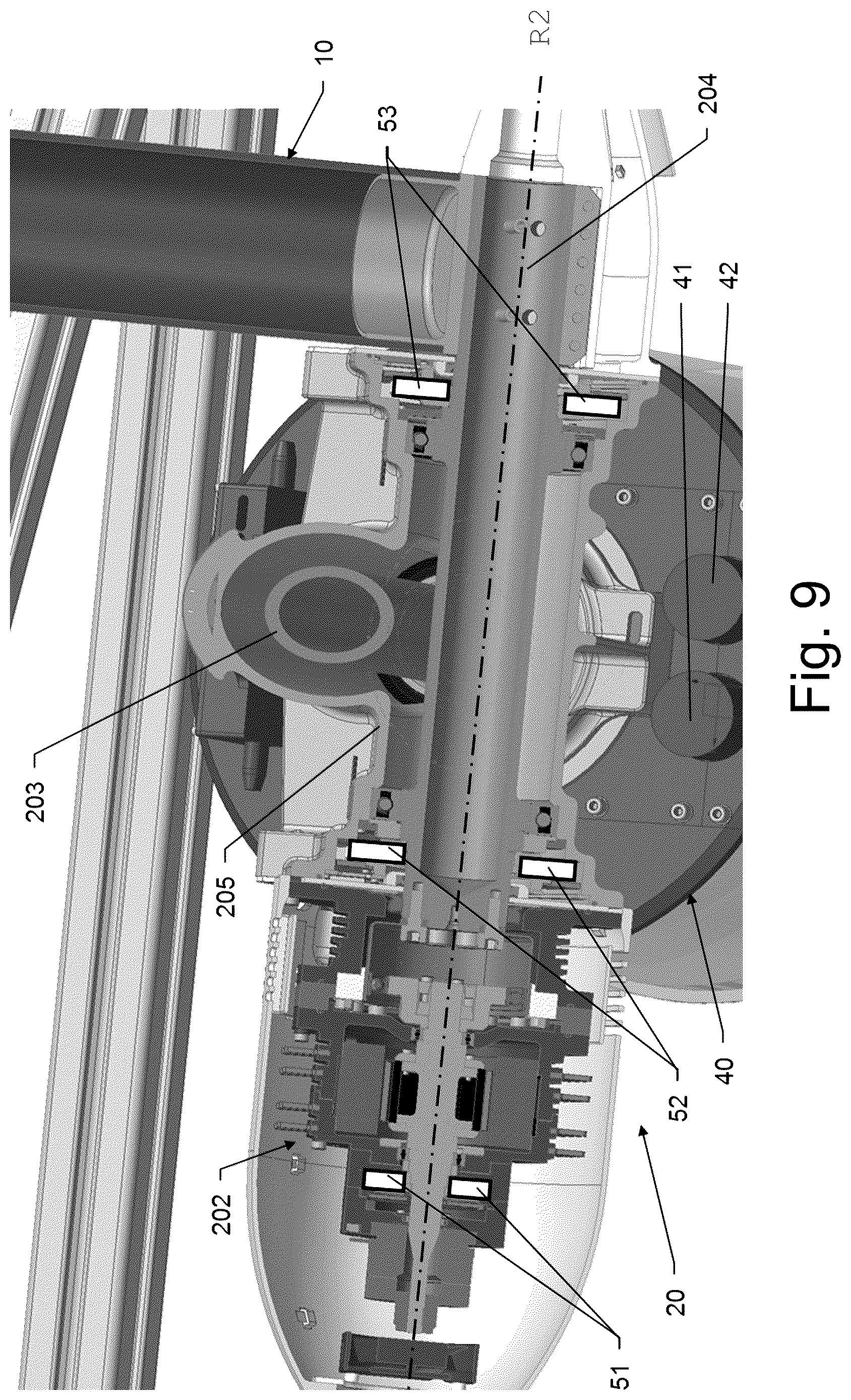Patent US12613087 Figure 9 – Coordinate measuring machine