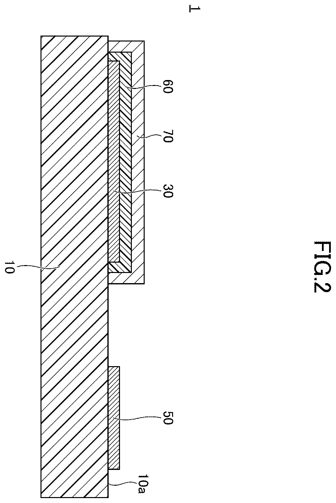 Patent US12613088 Figure 2 – Strain gauge including barrier layer over resistor body