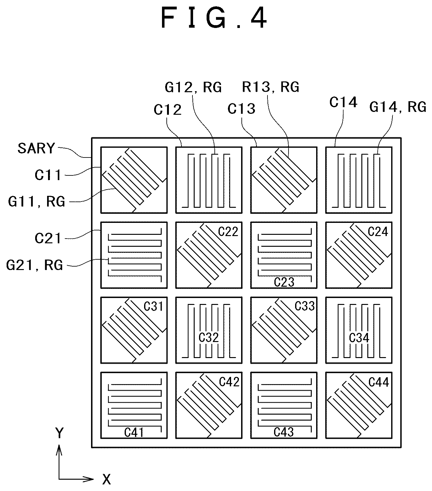 Patent US12613089 Figure 4 – Strain detection device with reduced number of wires