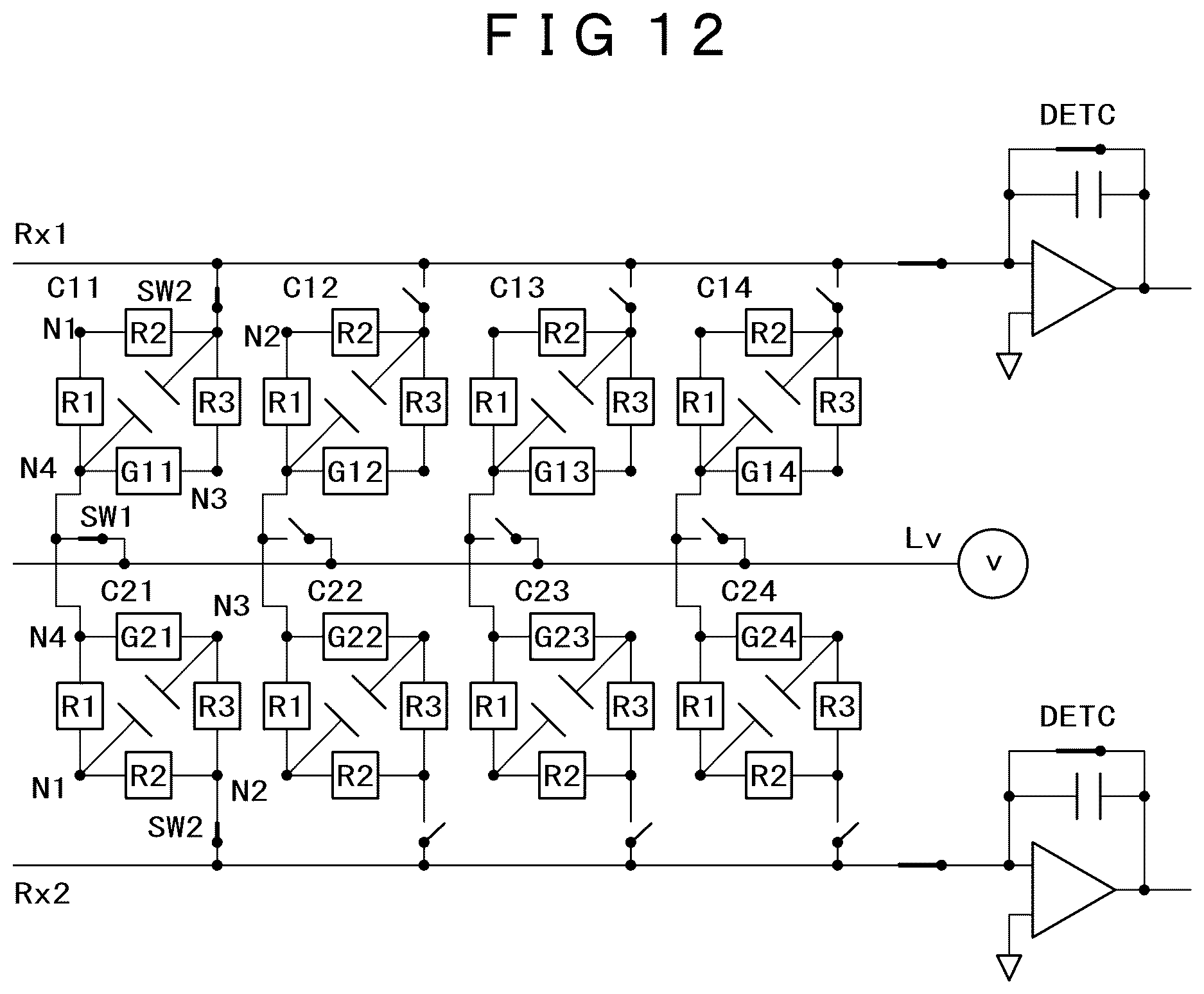 Patent US12613089 Figure 9 – Strain detection device with reduced number of wires