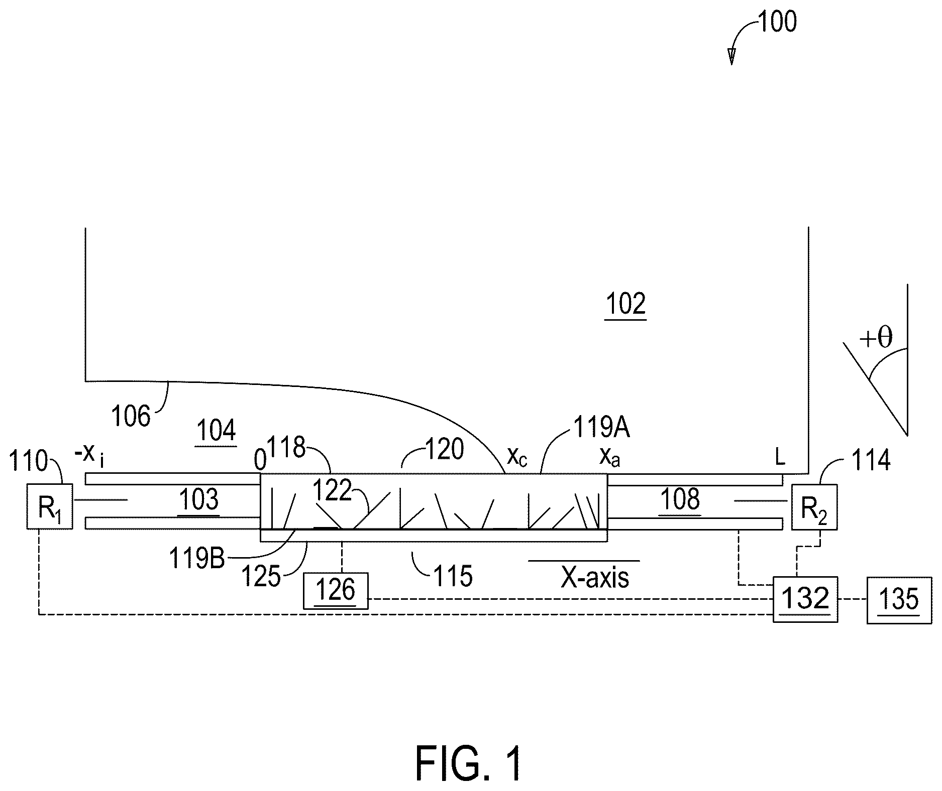 Patent US12613091 Figure 1 – Methods and systems for a wetted-length sensor