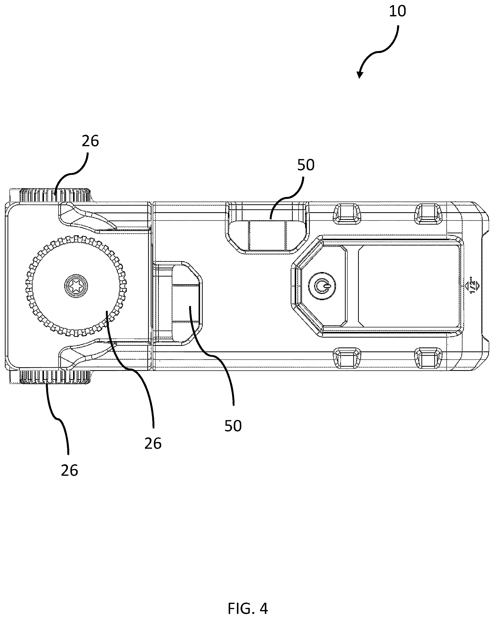 Patent US12613094 Figure 4 – Laser pocket level multi-axis micro adjust