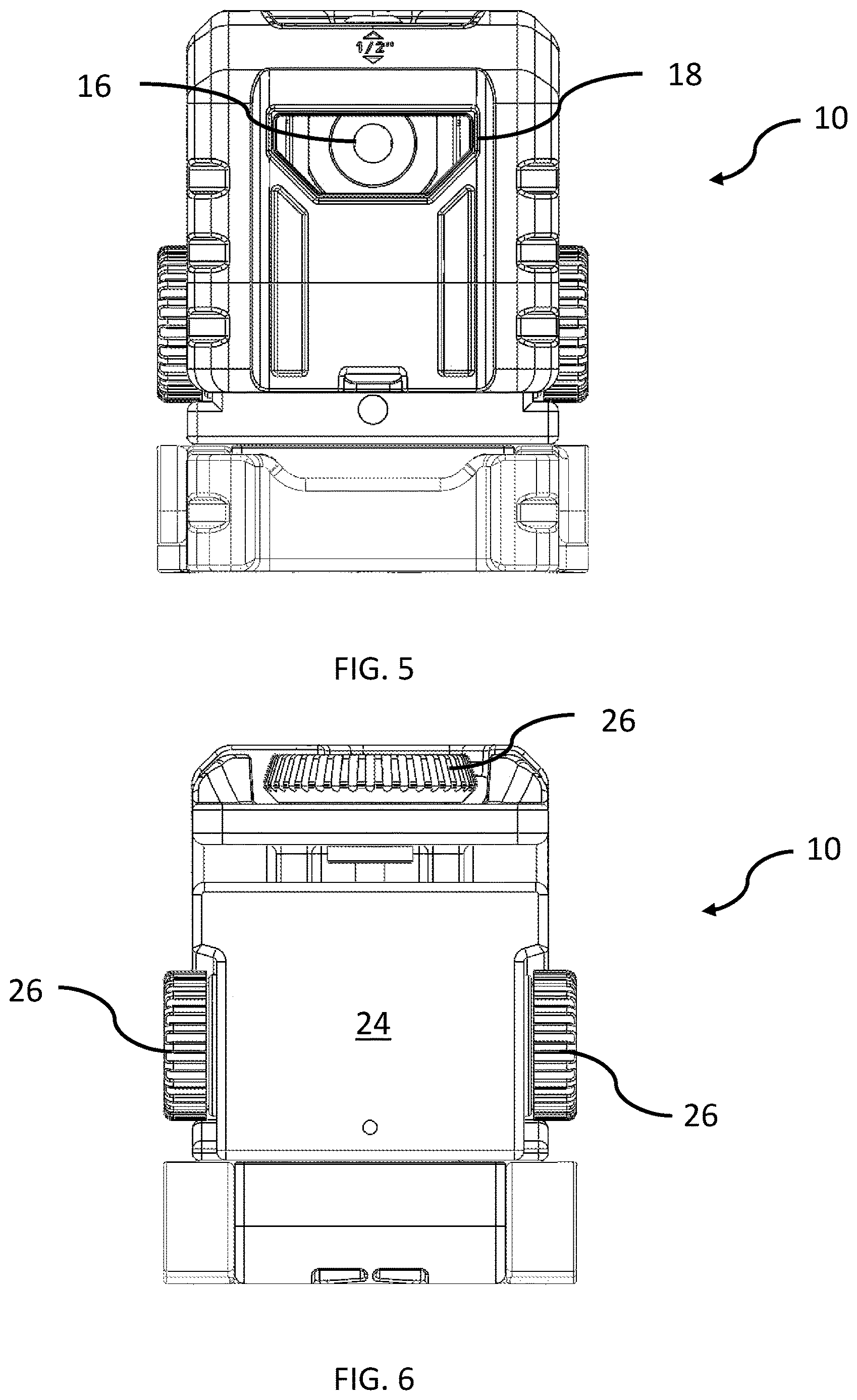 Patent US12613094 Figure 5 – Laser pocket level multi-axis micro adjust