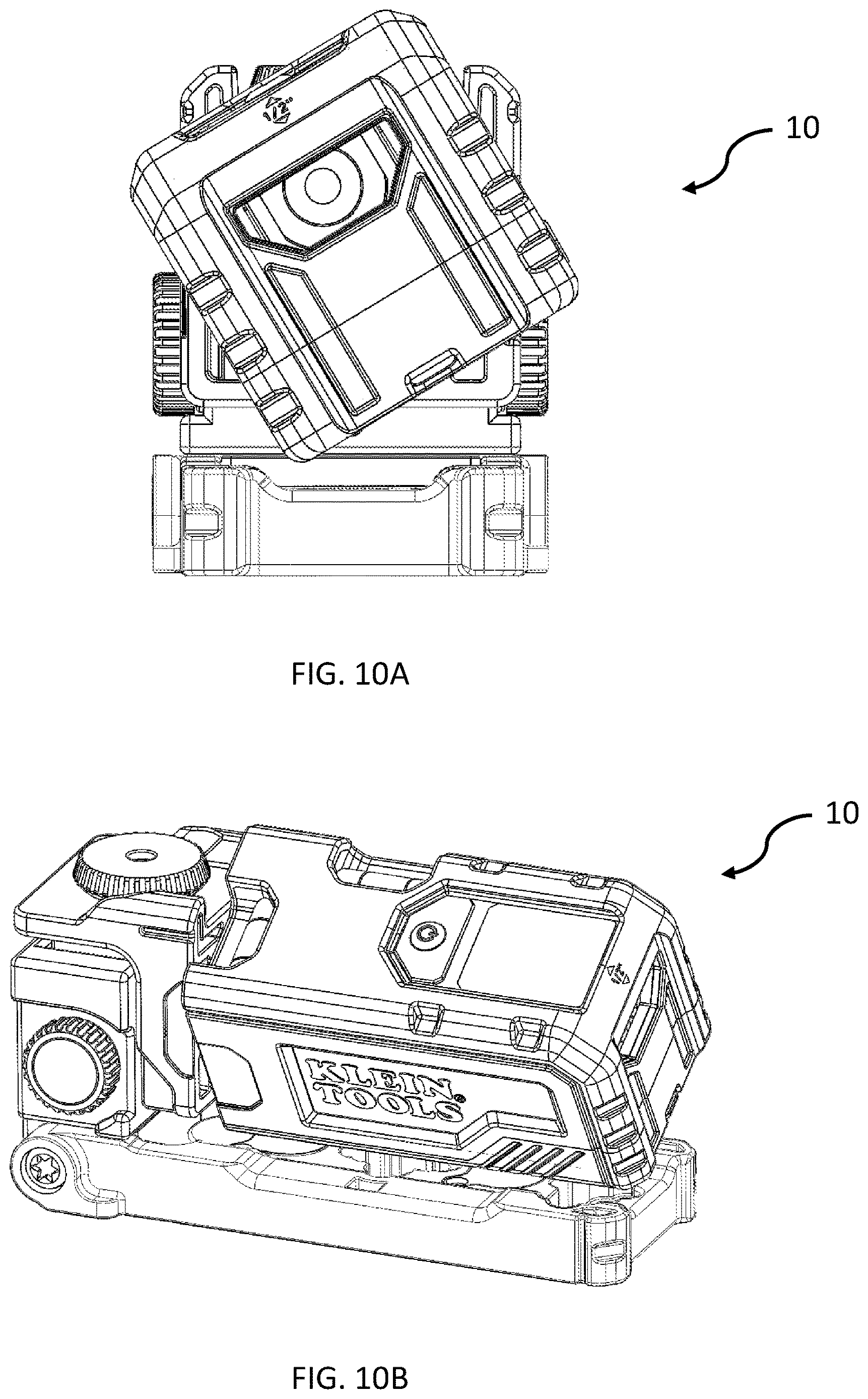 Patent US12613094 Figure 9 – Laser pocket level multi-axis micro adjust
