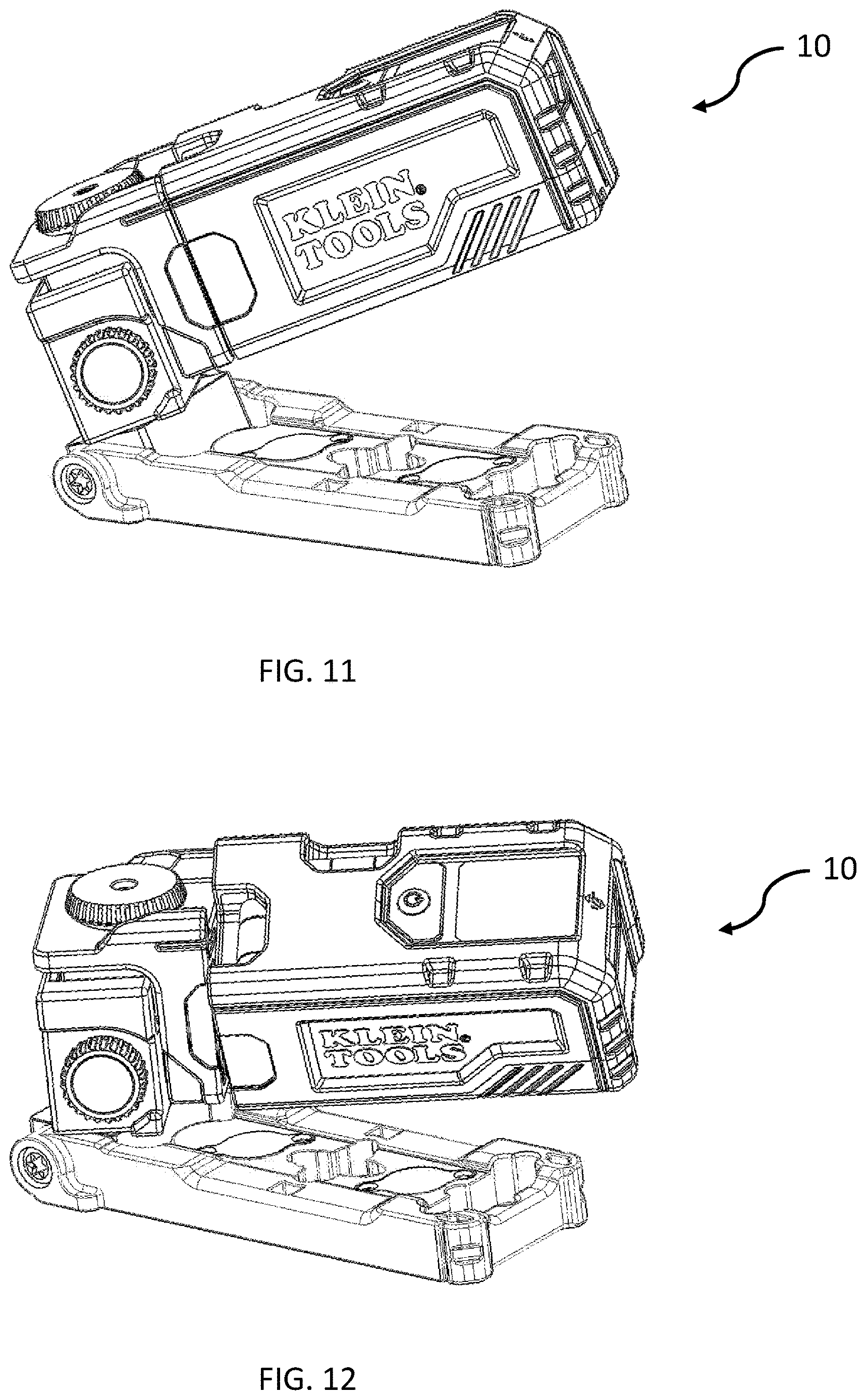 Patent US12613094 Figure 10 – Laser pocket level multi-axis micro adjust
