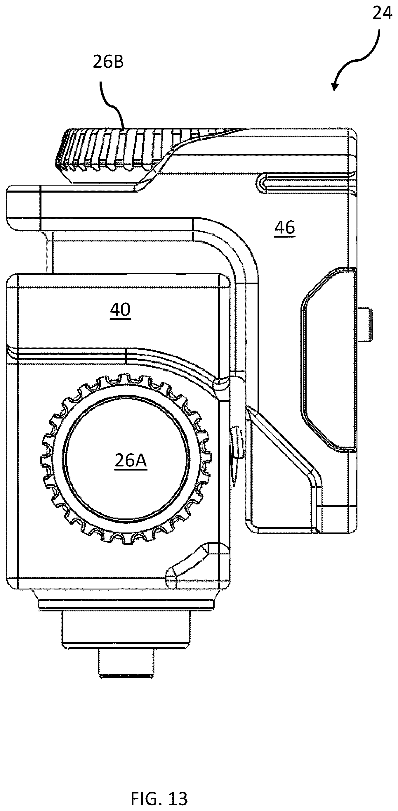 Patent US12613094 Figure 11 – Laser pocket level multi-axis micro adjust