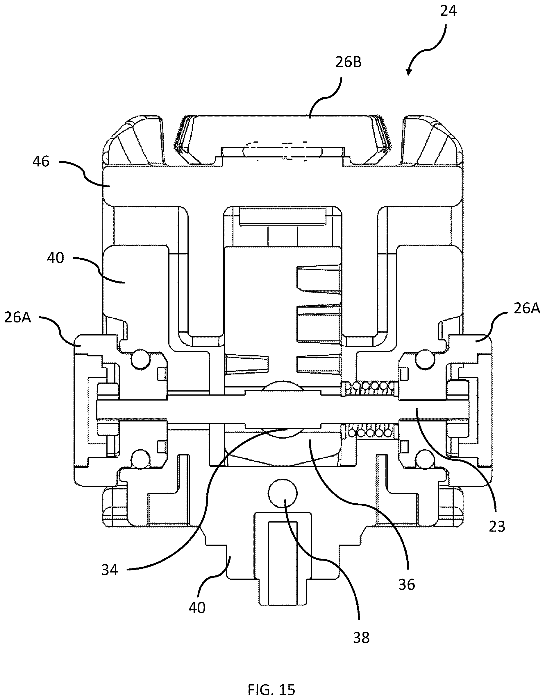 Patent US12613094 Figure 13 – Laser pocket level multi-axis micro adjust