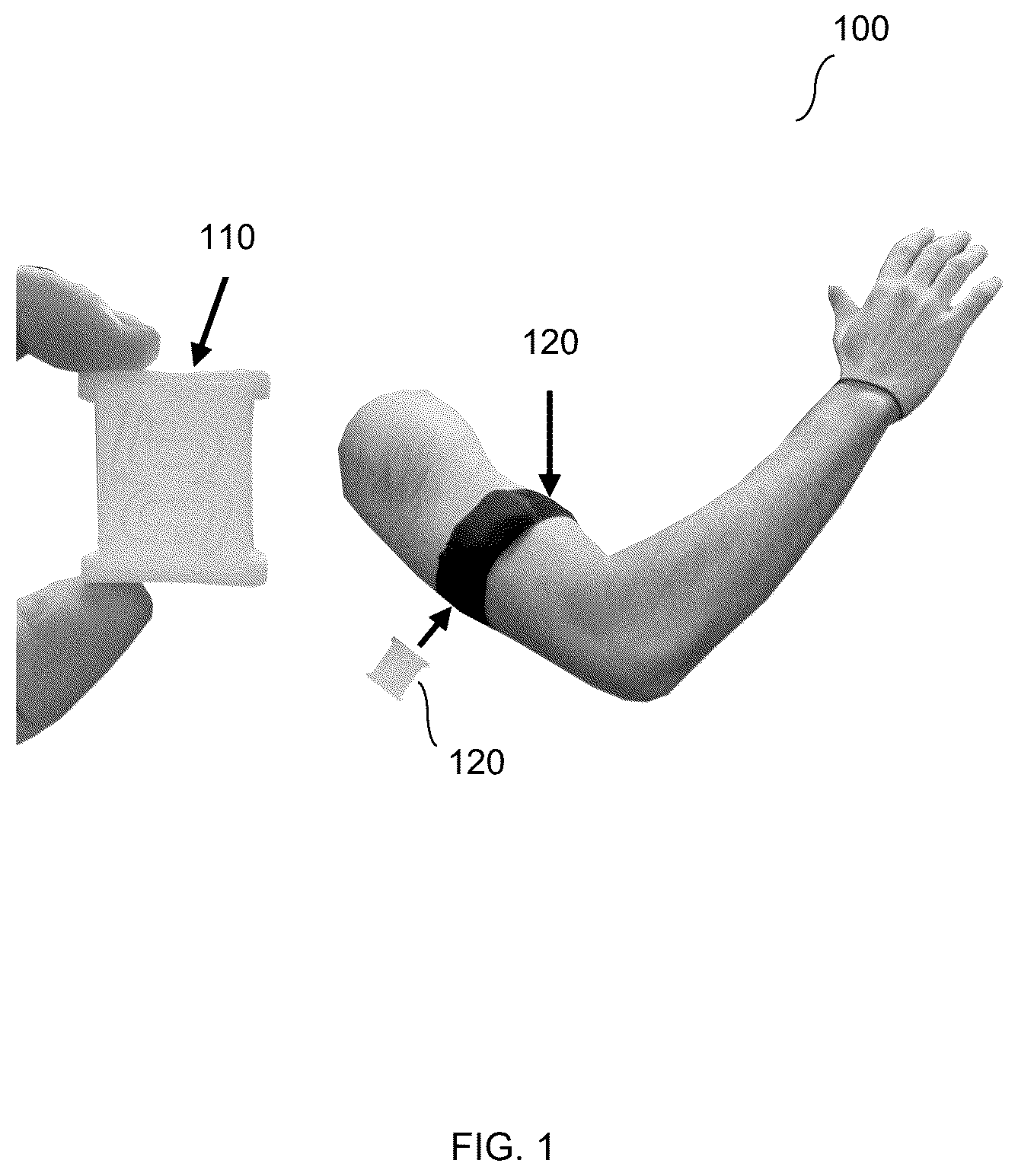 Patent US12613095 Figure 1 – Techniques and devices for motion detection