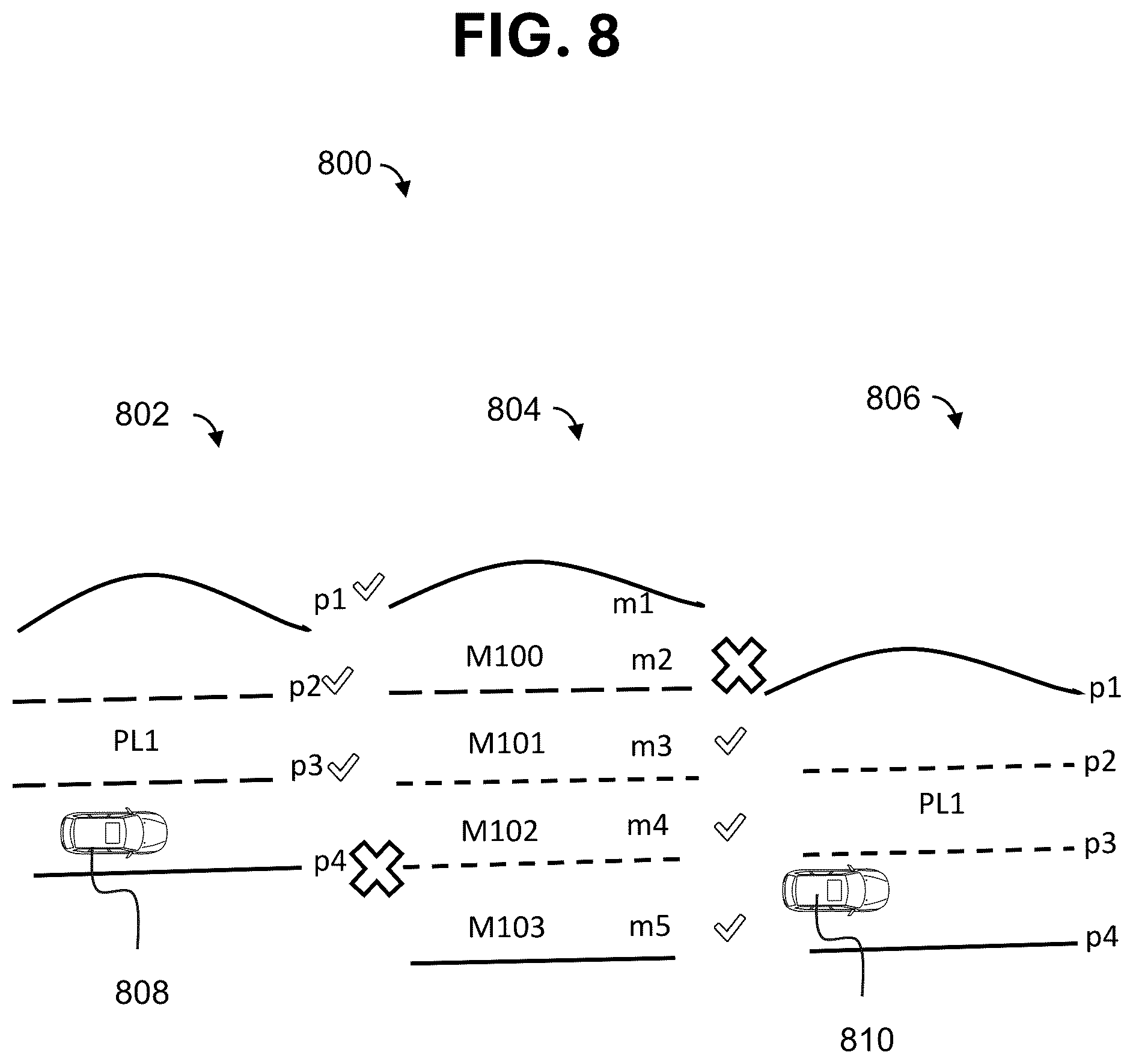 Patent US12613100 Figure 7 – Method and system of ambiguity resolution and bias reduction for perception and map association