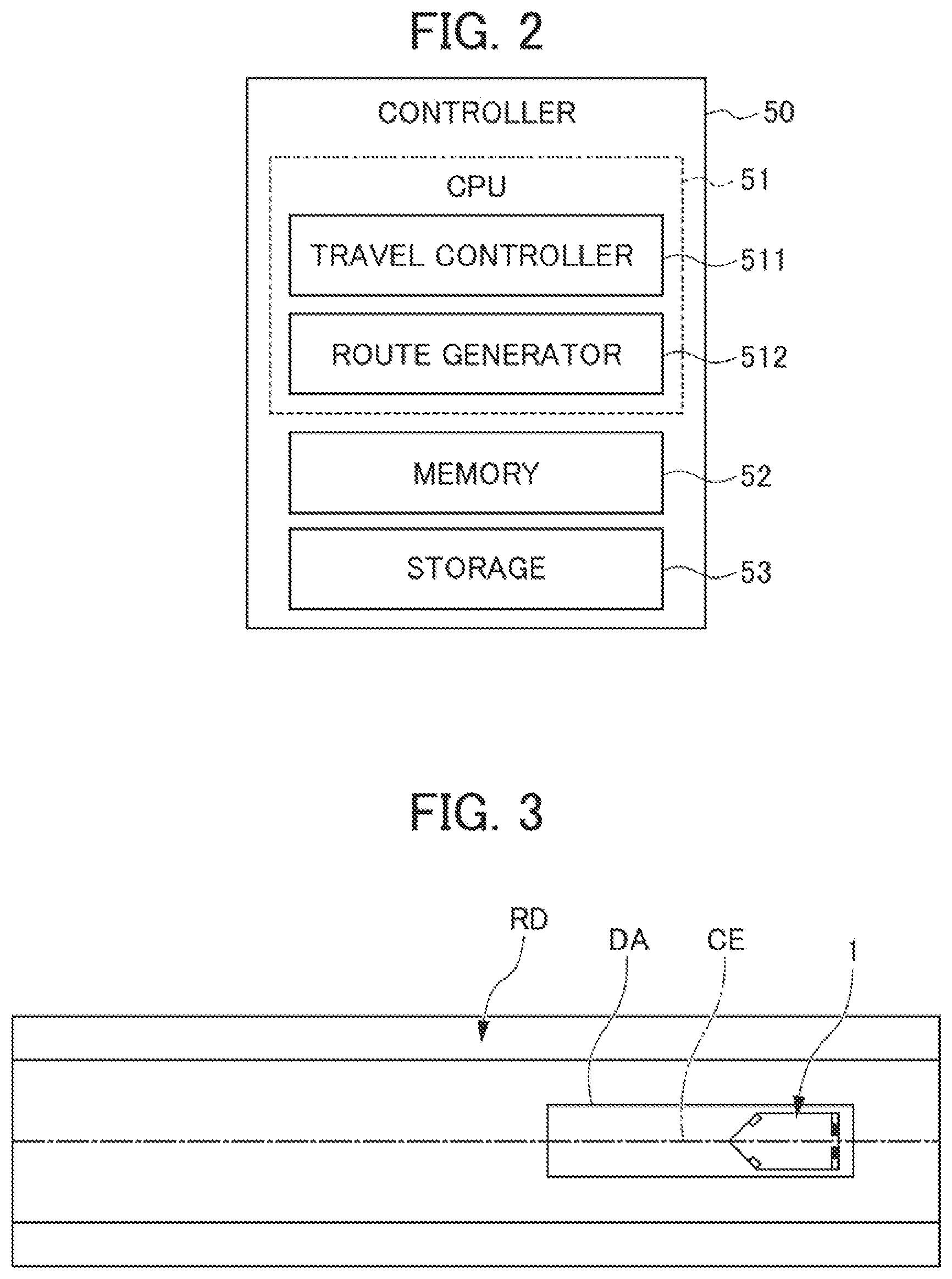 Patent US12613102 Figure 2 – Route generation device for autonomous mobile body