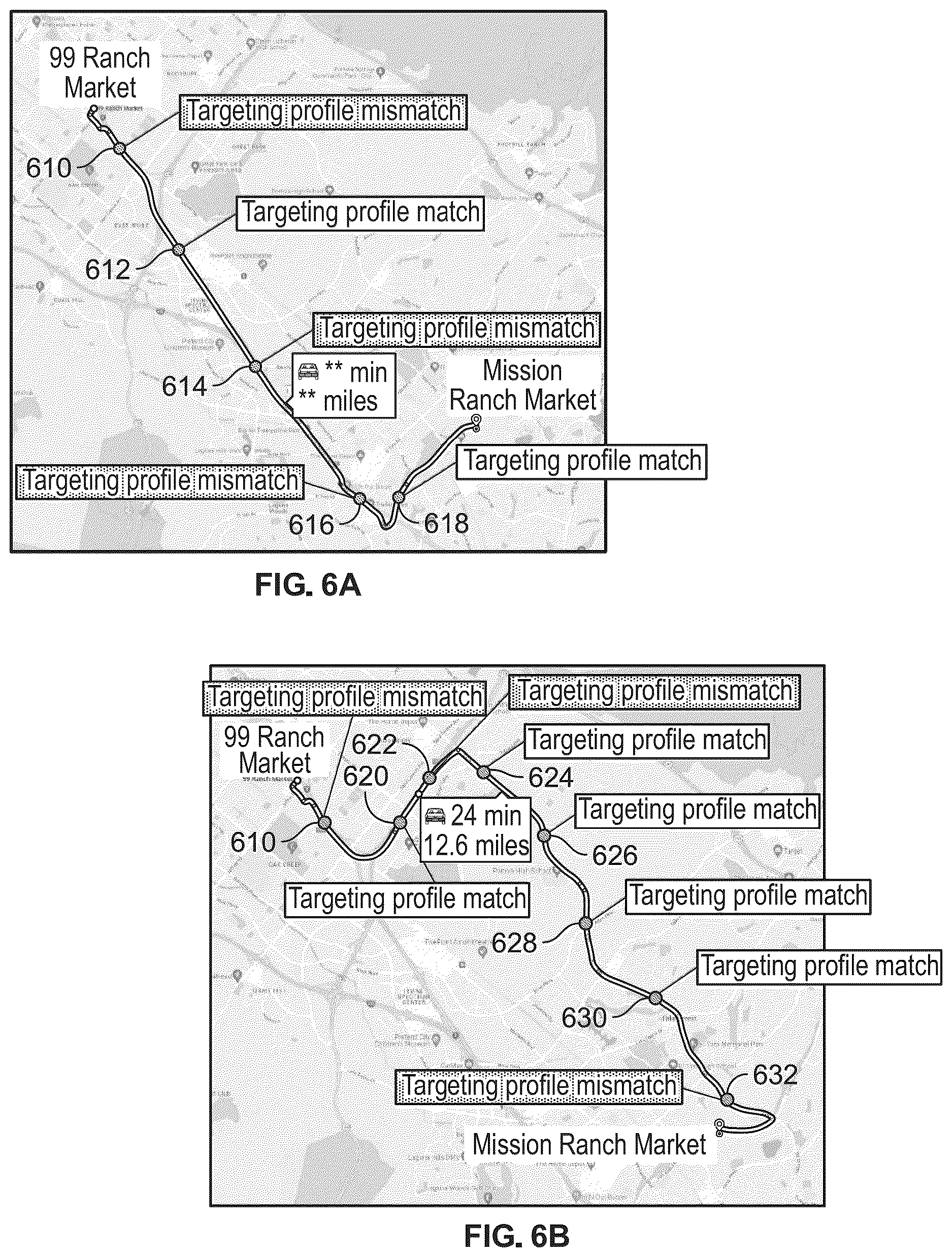 Patent US12613104 Figure 6 – Vehicle navigation methods to maximize operator's intent