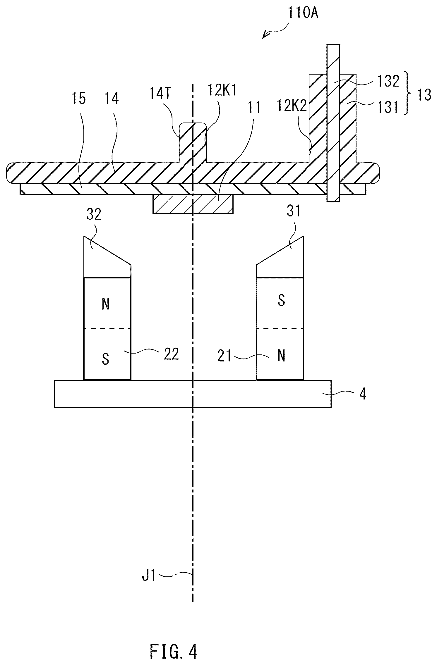 Patent US12613109 Figure 5 – Angle detection apparatus, angle detection system, park lock system, and pedal system