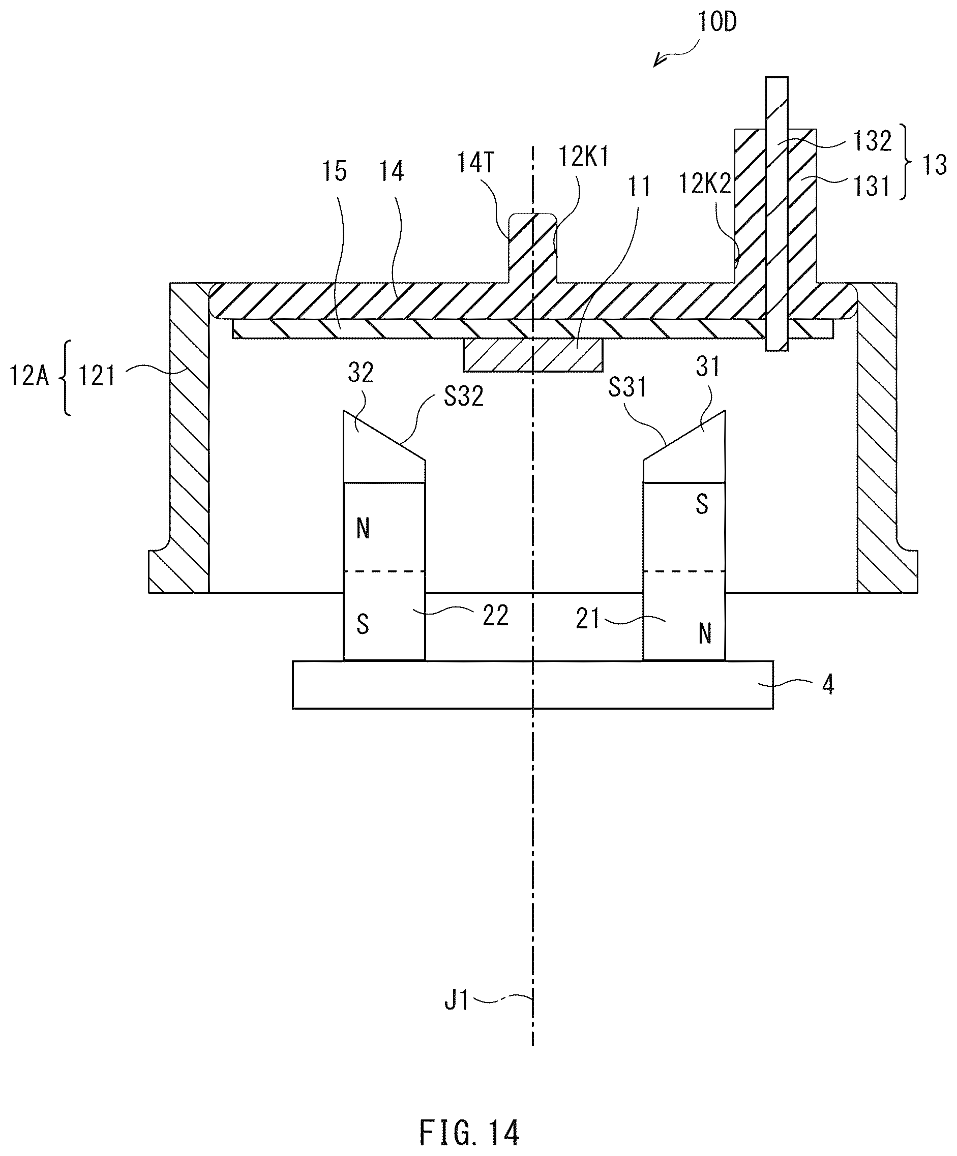 Patent US12613109 Figure 16 – Angle detection apparatus, angle detection system, park lock system, and pedal system