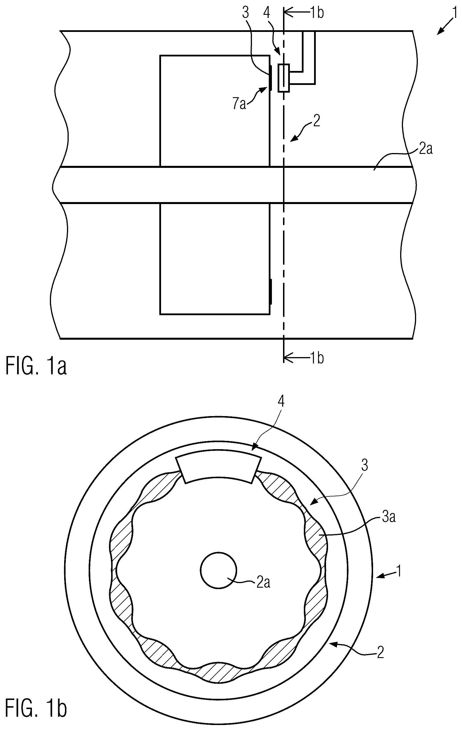 Patent US12613111 Figure 1 – Detection device for a position sensor and detection system comprising such a detection device